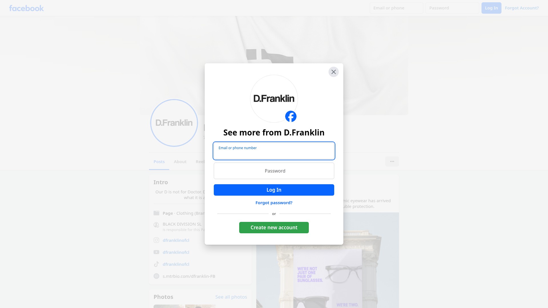 Screenshot of www.dfranklincreation.com