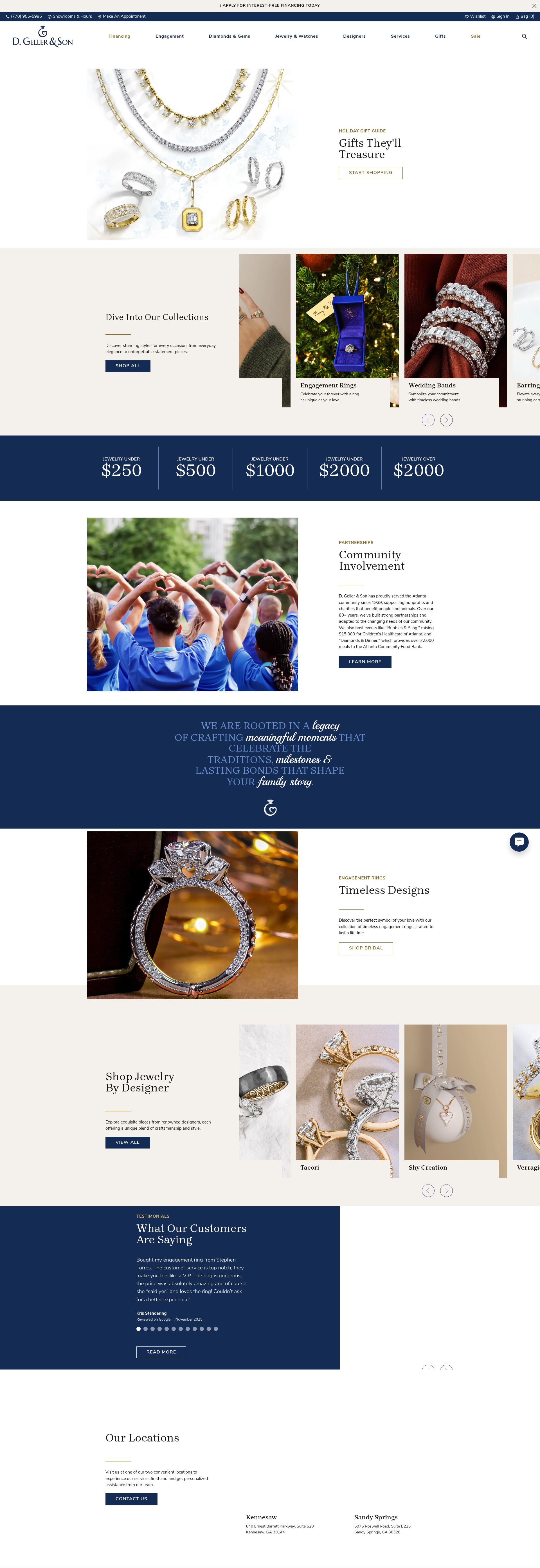 Screenshot of www.dgeller.com