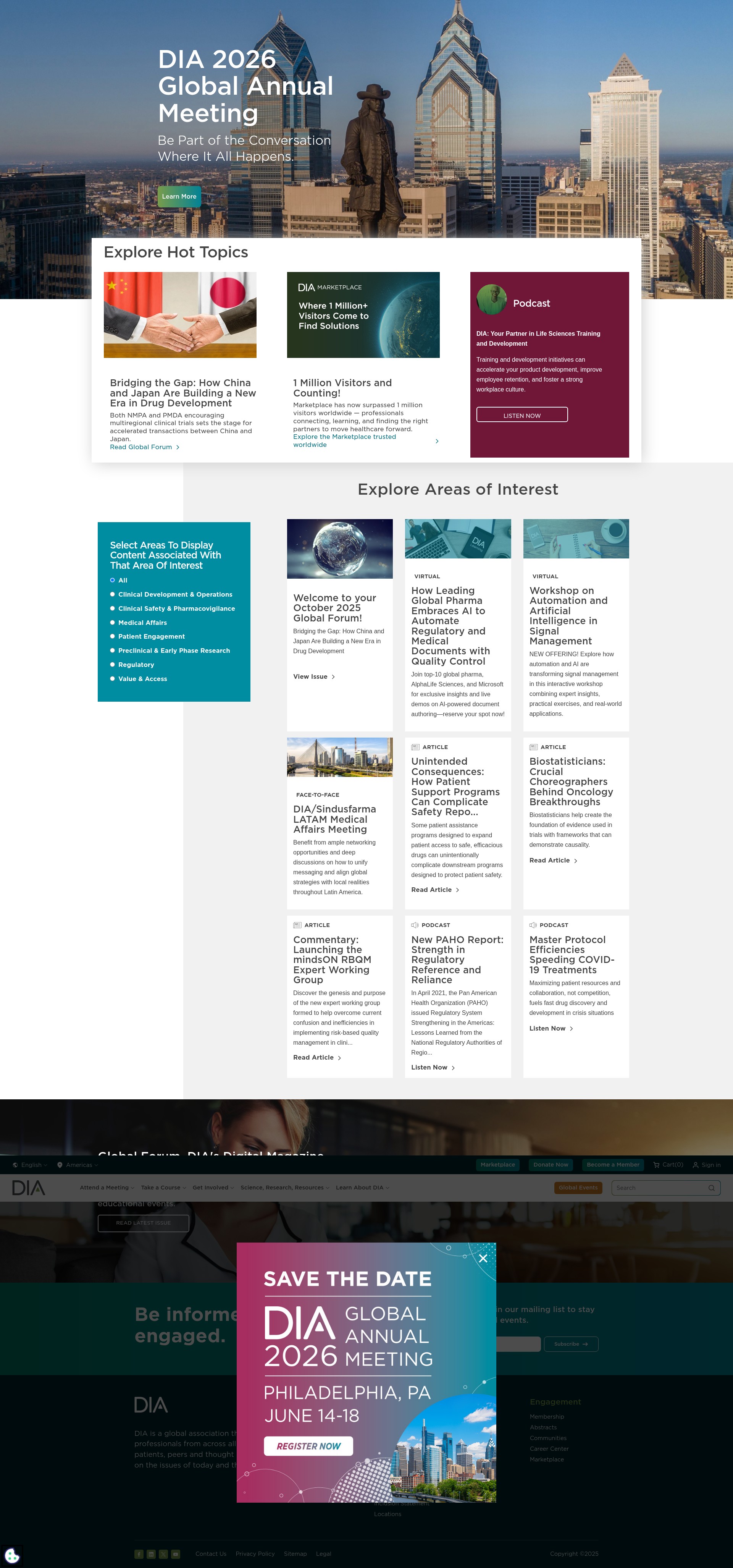Screenshot of www.diaglobal.org