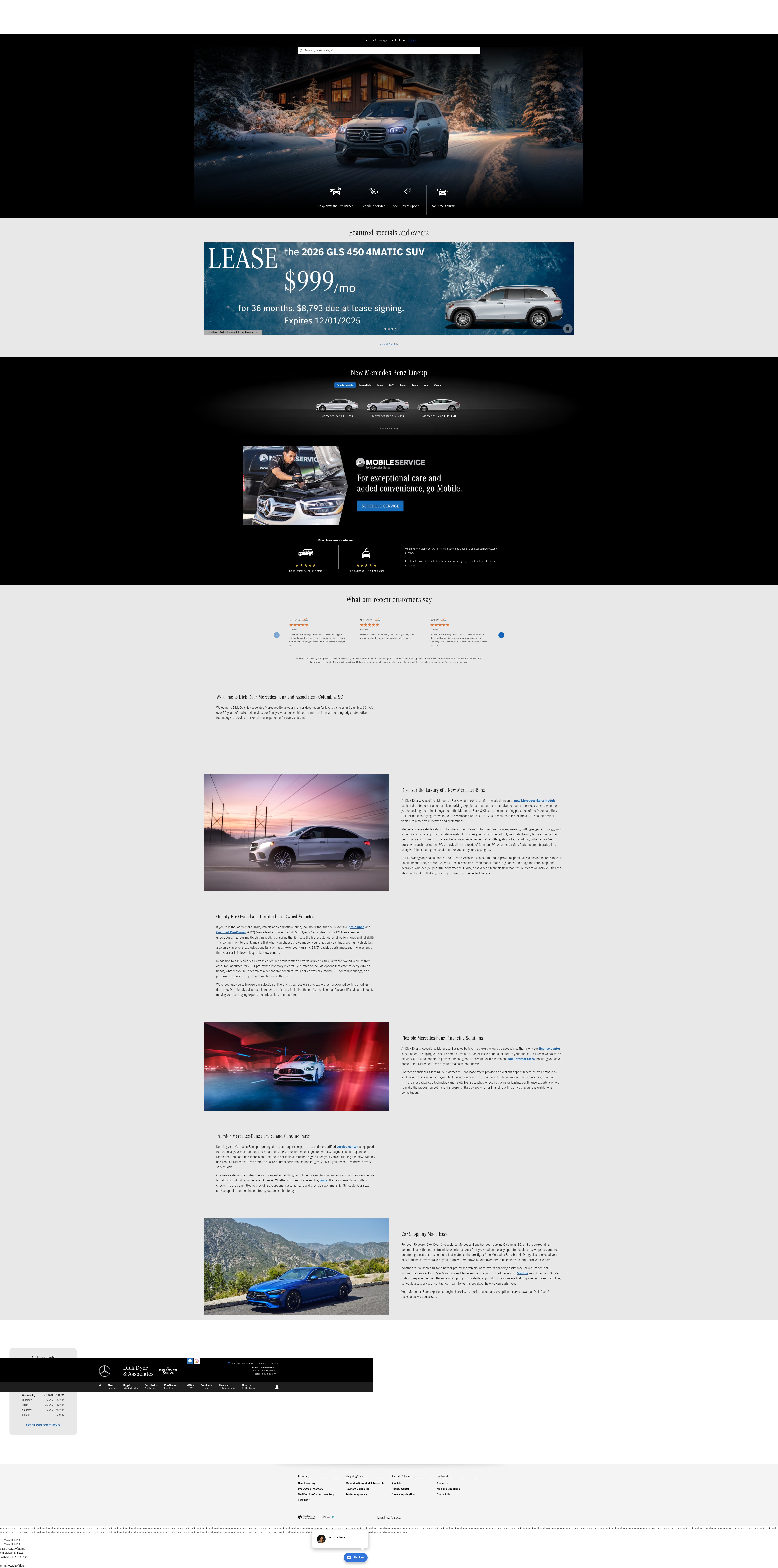 Screenshot of www.dickdyermercedes.com