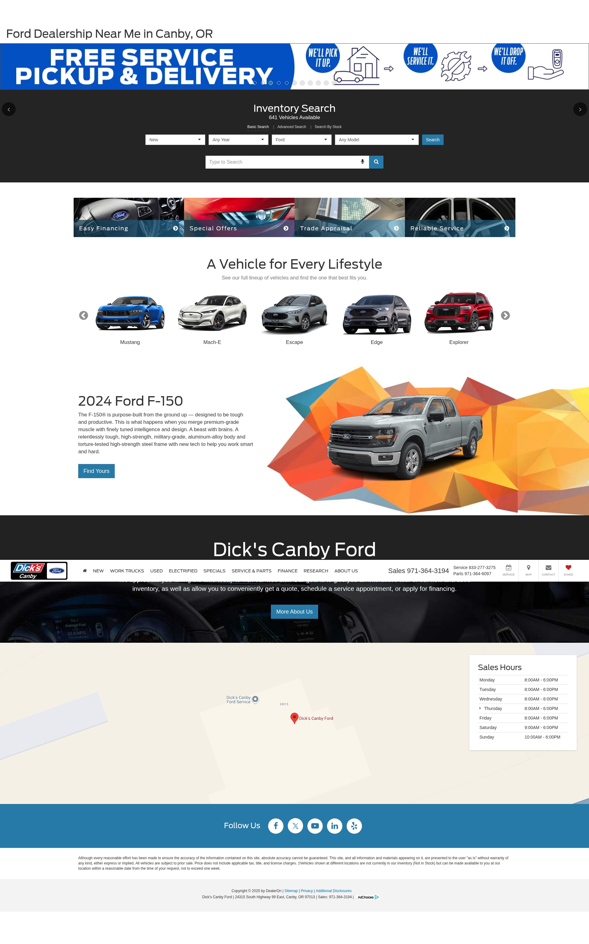 Screenshot of www.dickscanbyford.com