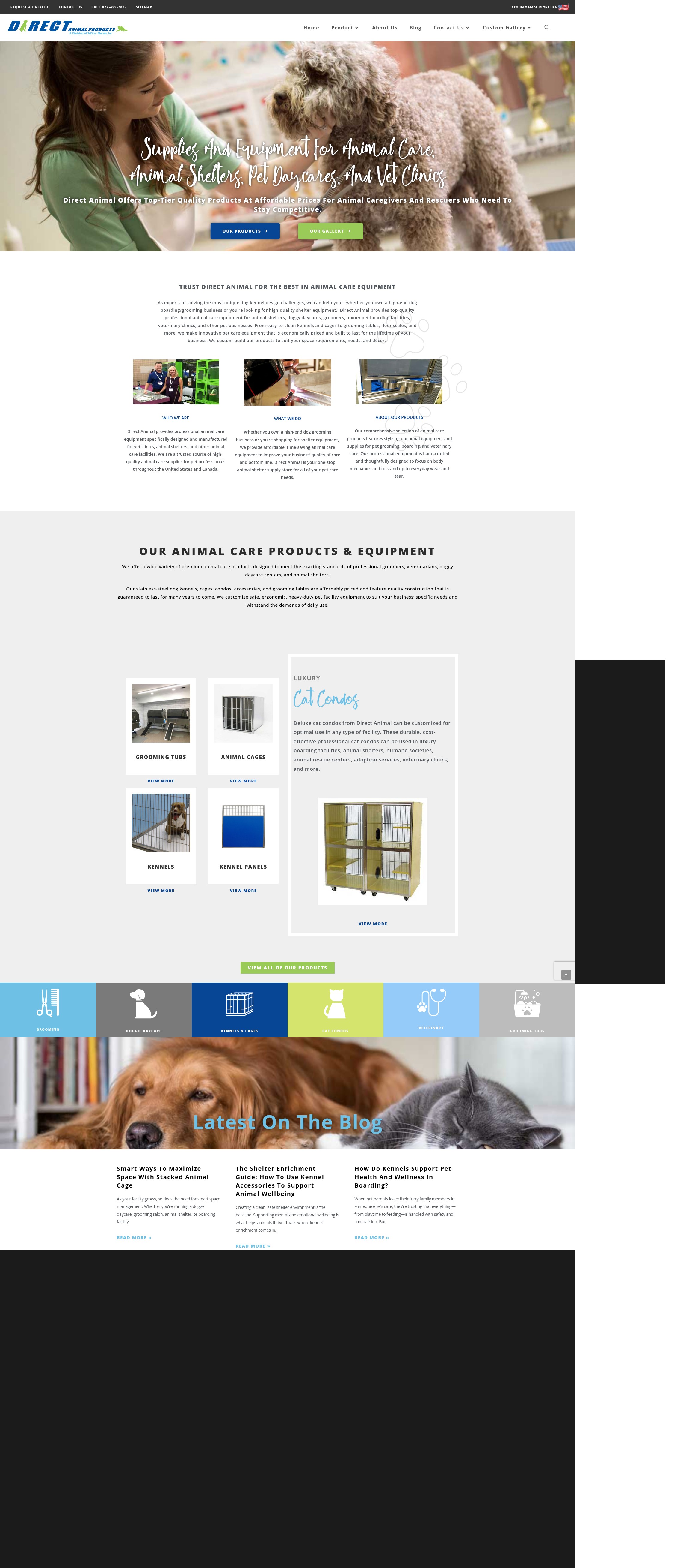 Screenshot of www.directanimal.com