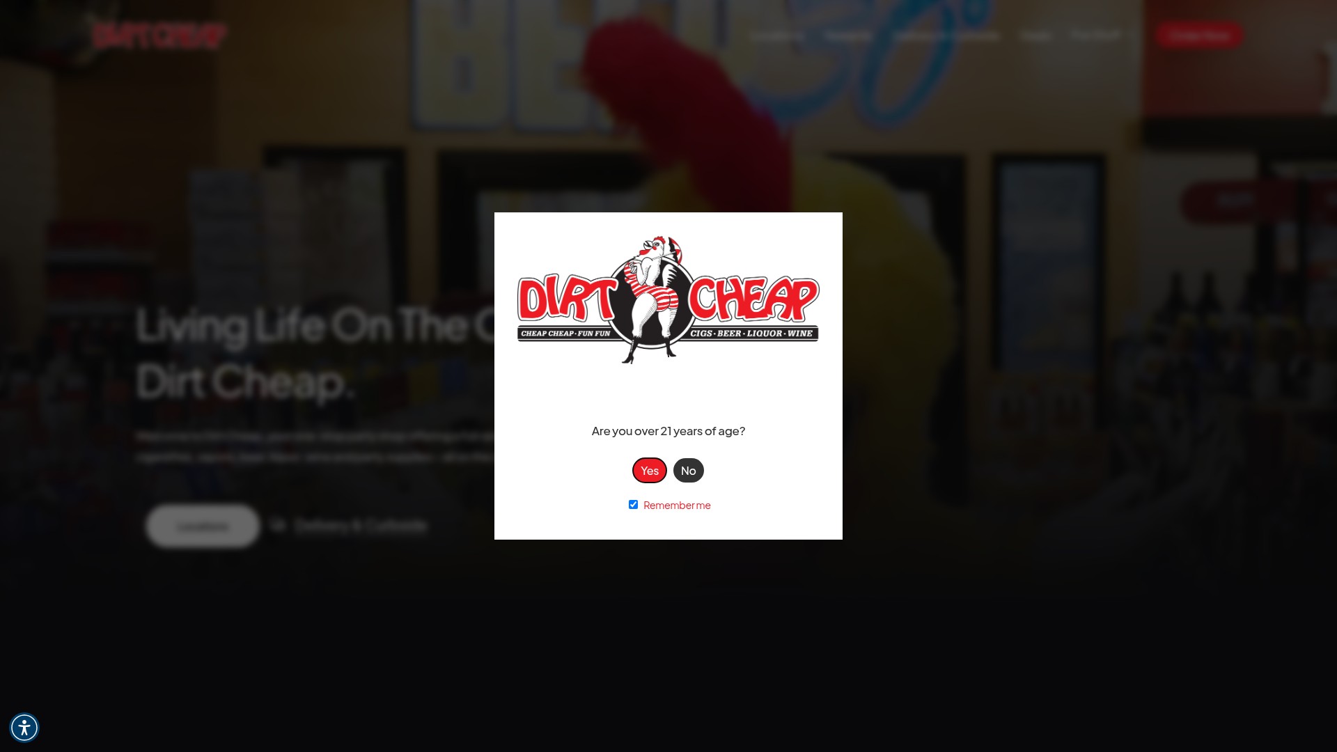 Screenshot of www.dirtcheapfunfun.com