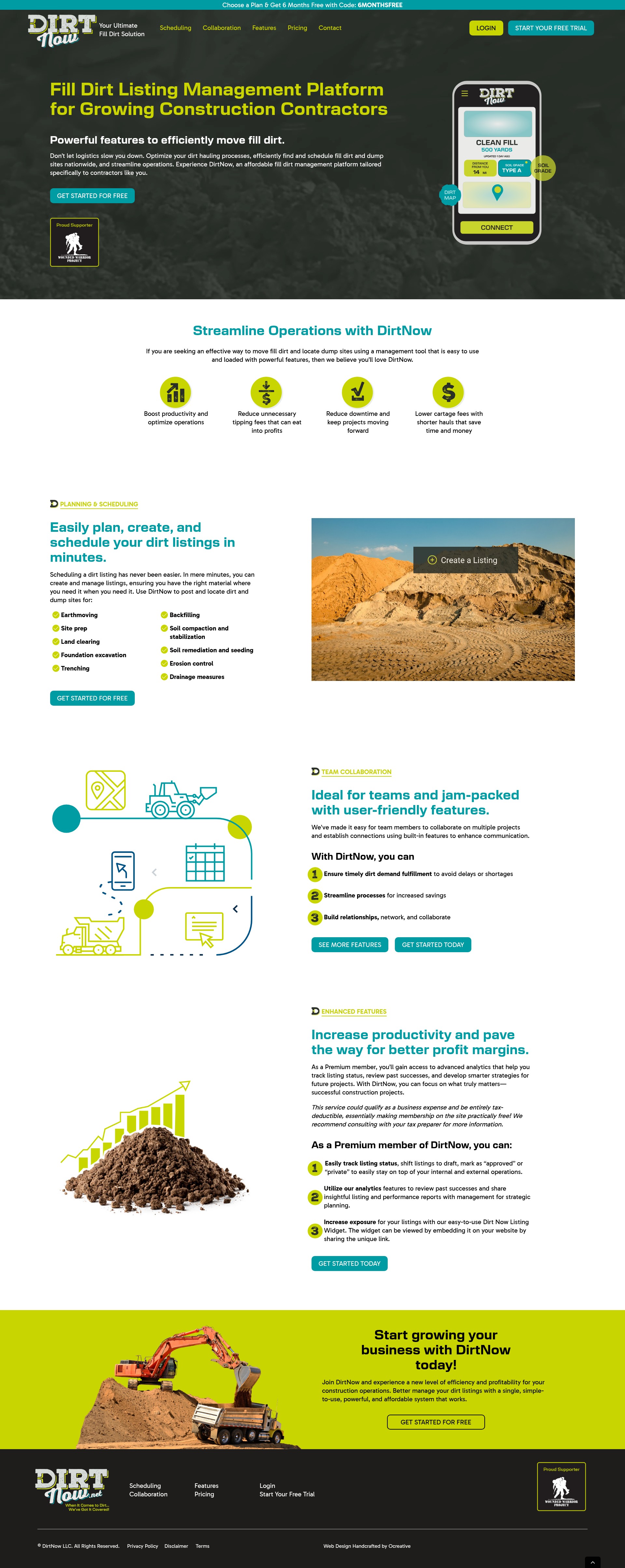 Screenshot of www.dirtnow.net