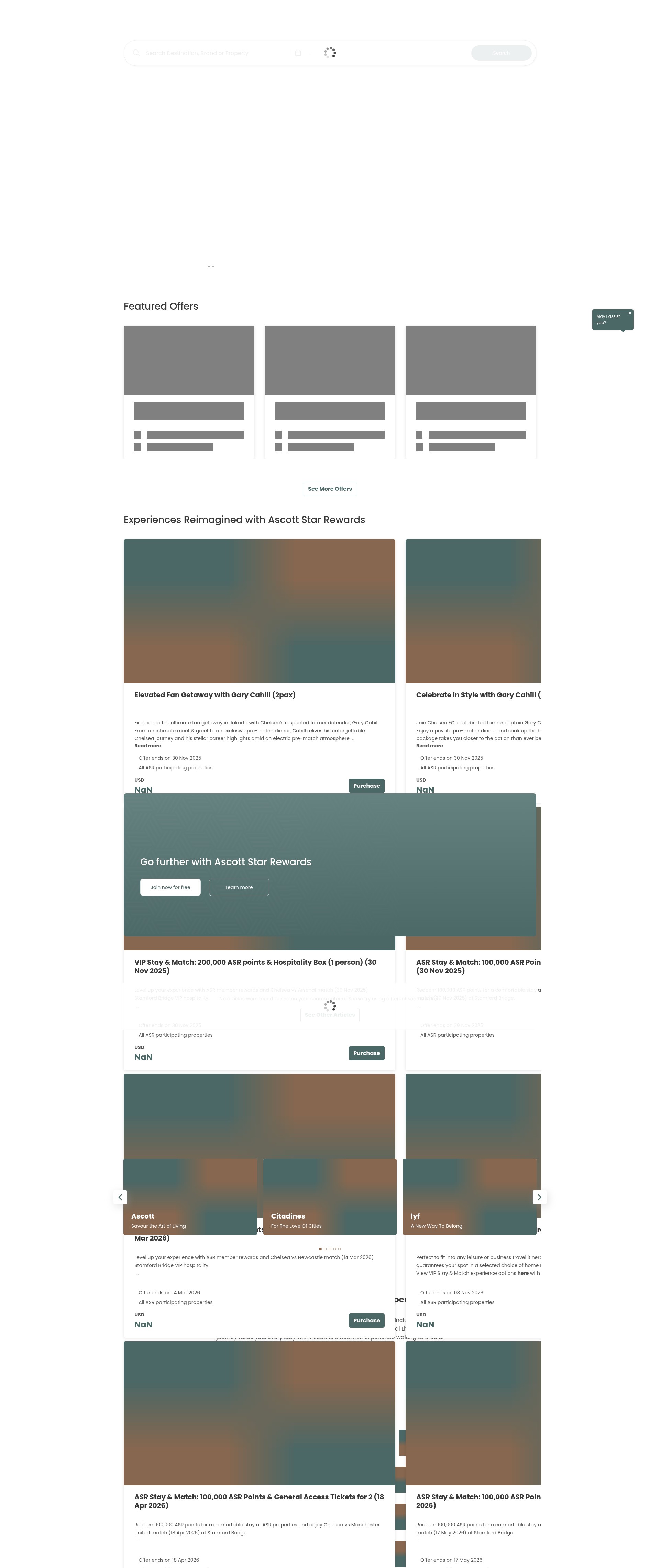 Screenshot of www.discoverasr.com