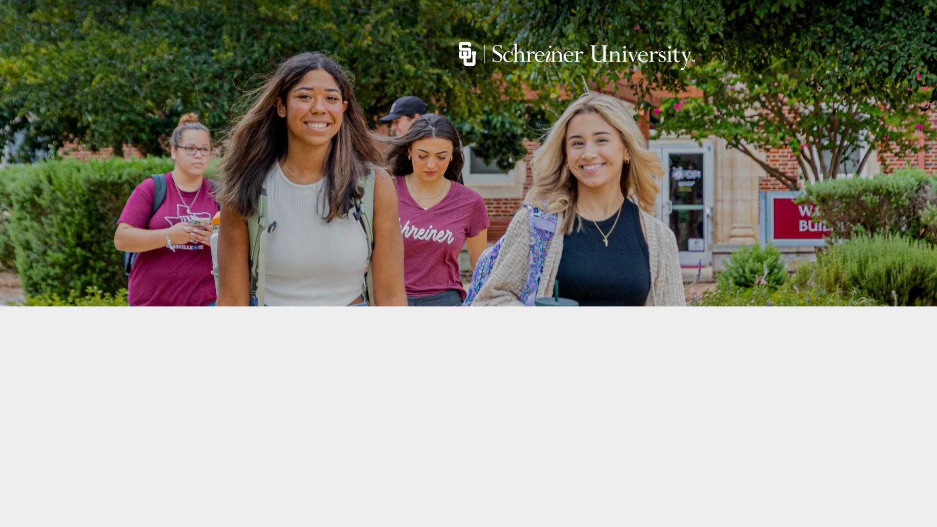 Screenshot of www.discoverschreiner.com