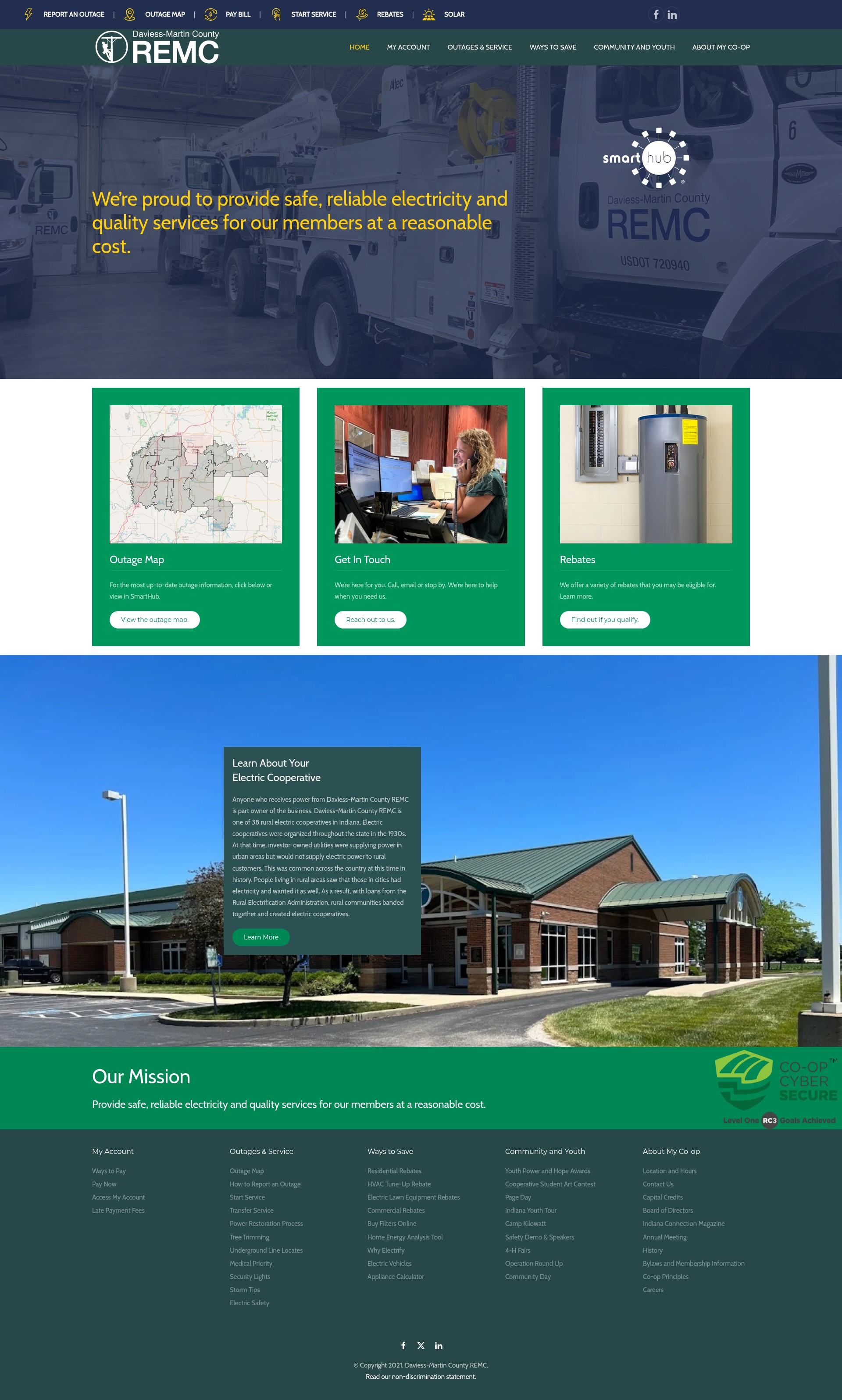 Screenshot of www.dmremc.com