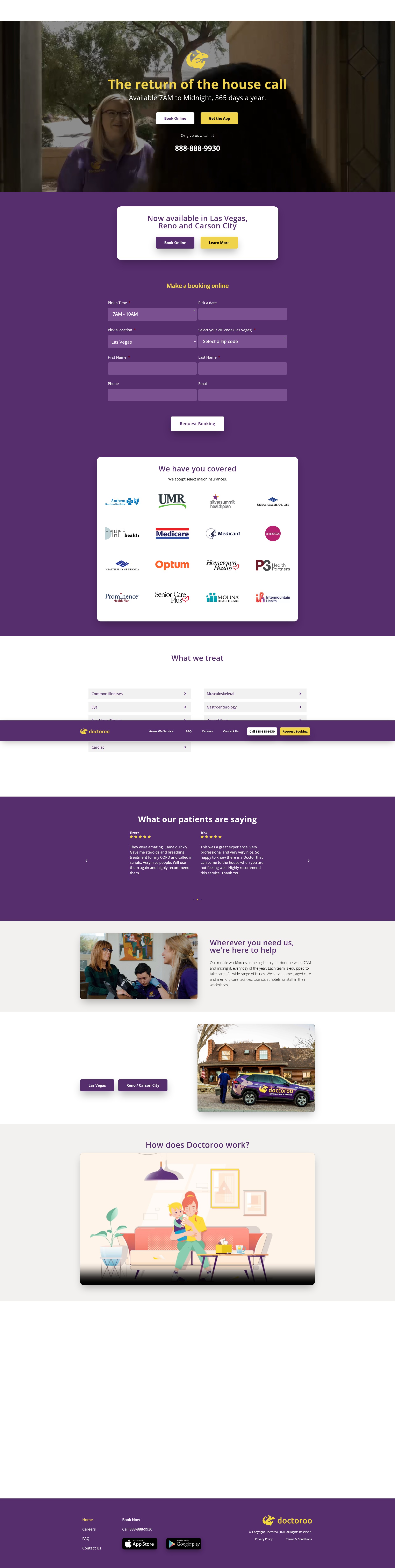 Screenshot of www.doctoroo.com