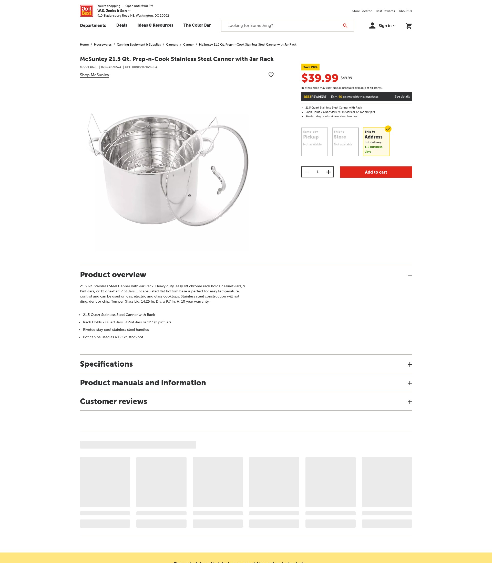 Screenshot of www.doitbest.com