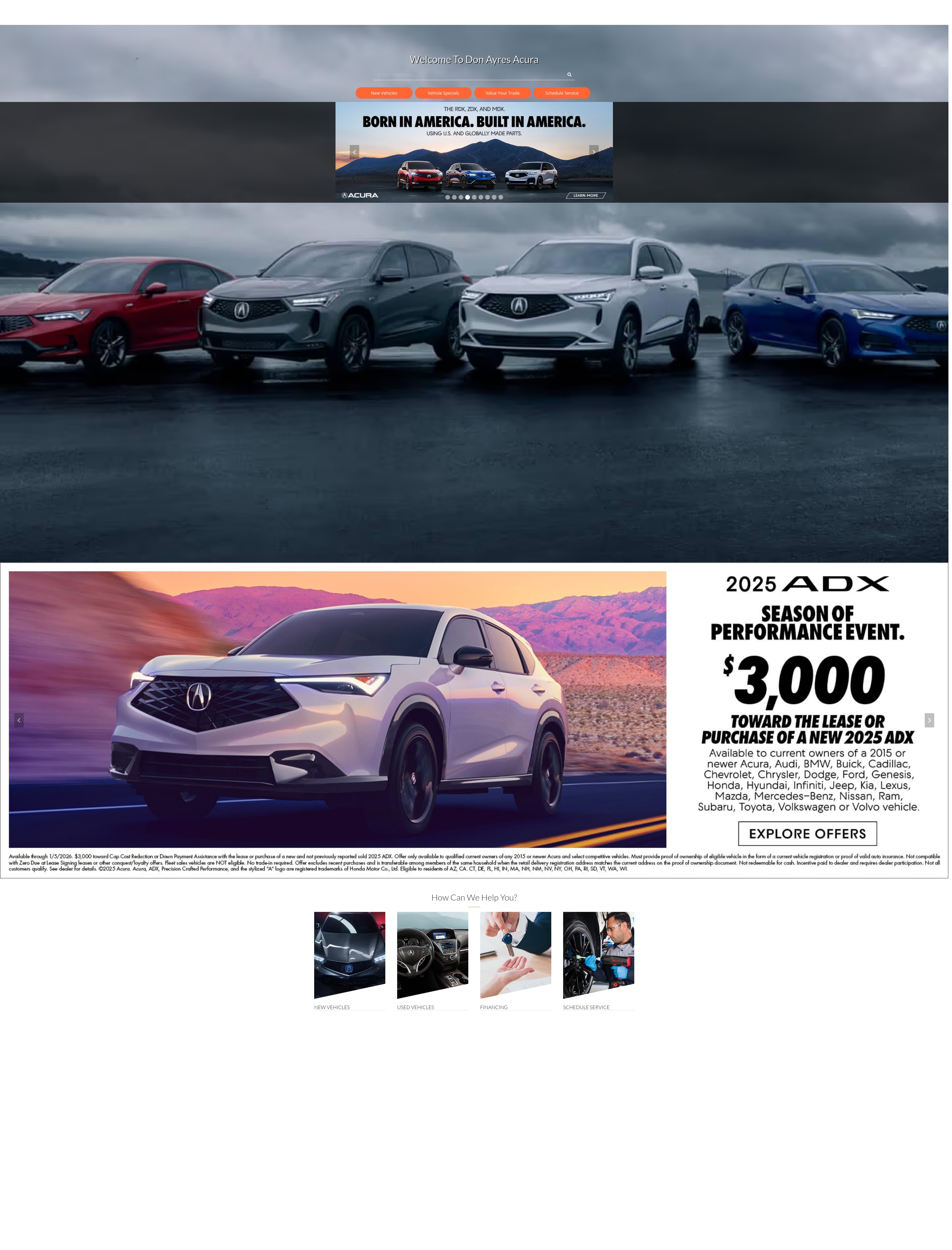 Screenshot of www.donayresacura.com