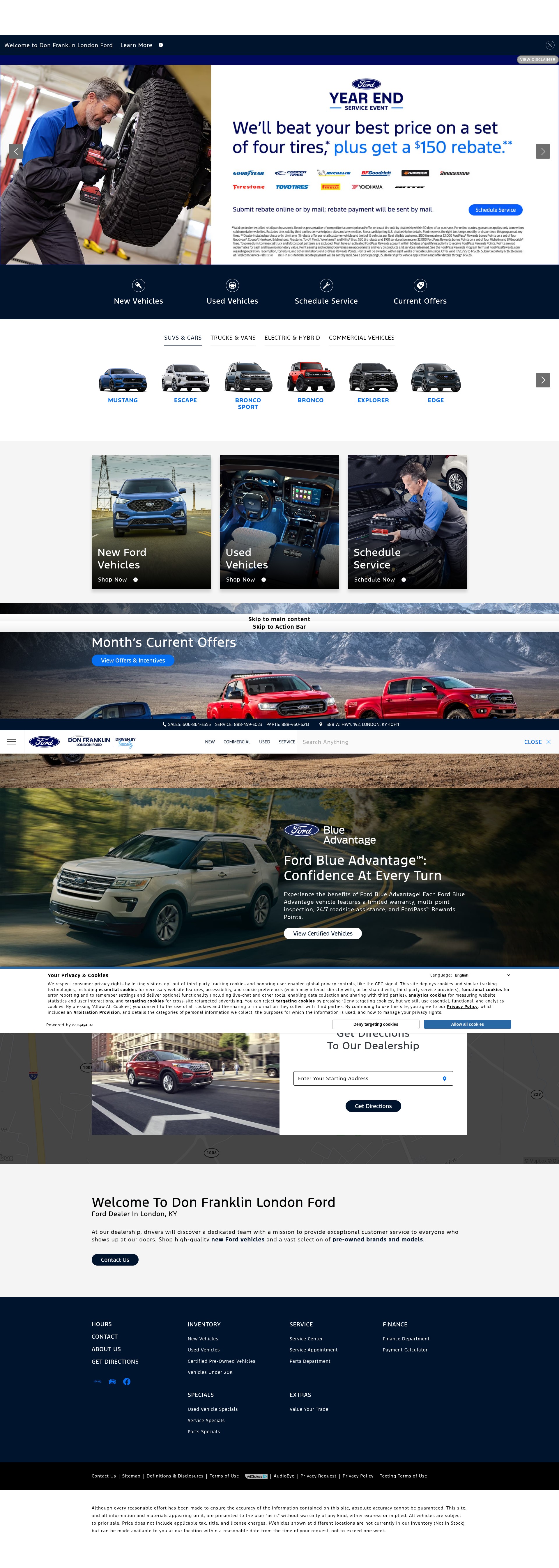 Screenshot of www.donfranklinfordlondon.com