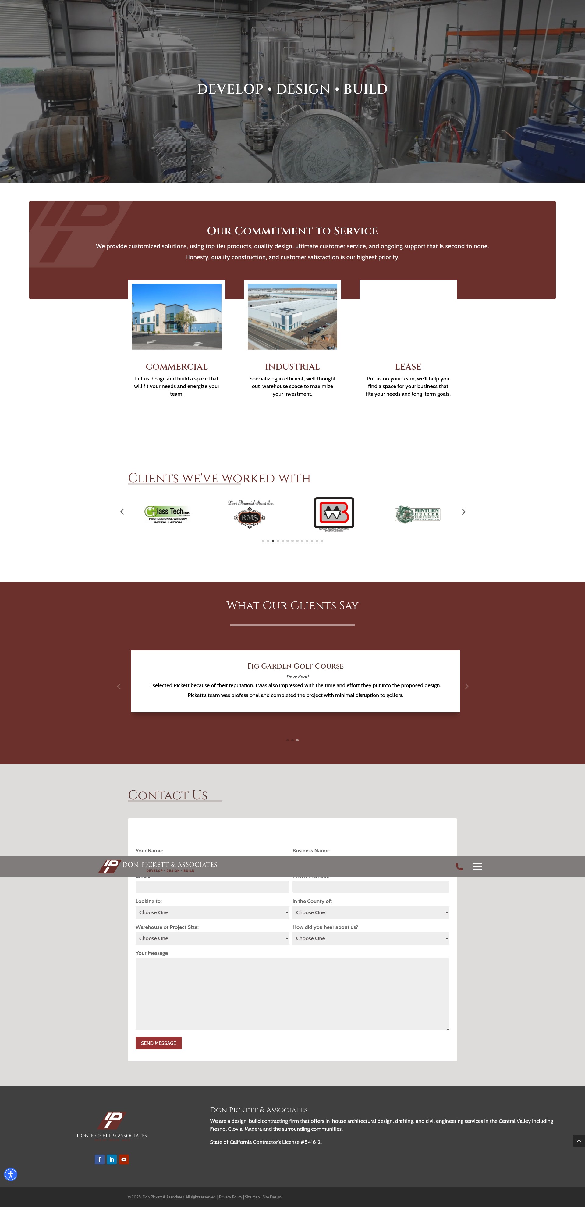 Screenshot of www.donpickett.com