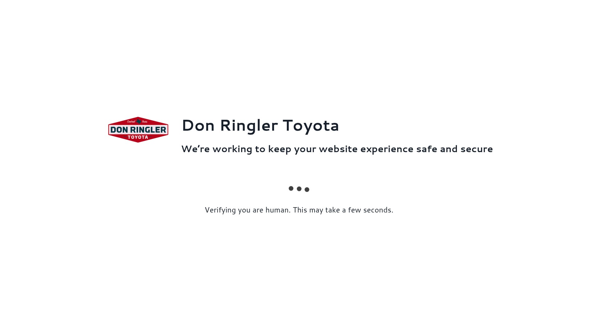 Screenshot of www.donringlertoyota.com