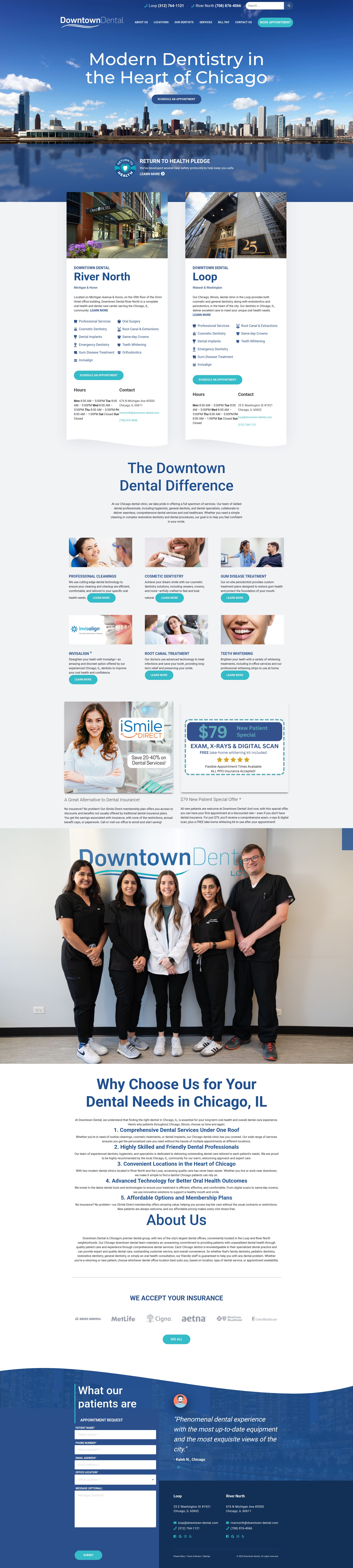 Screenshot of www.downtown-dental.com
