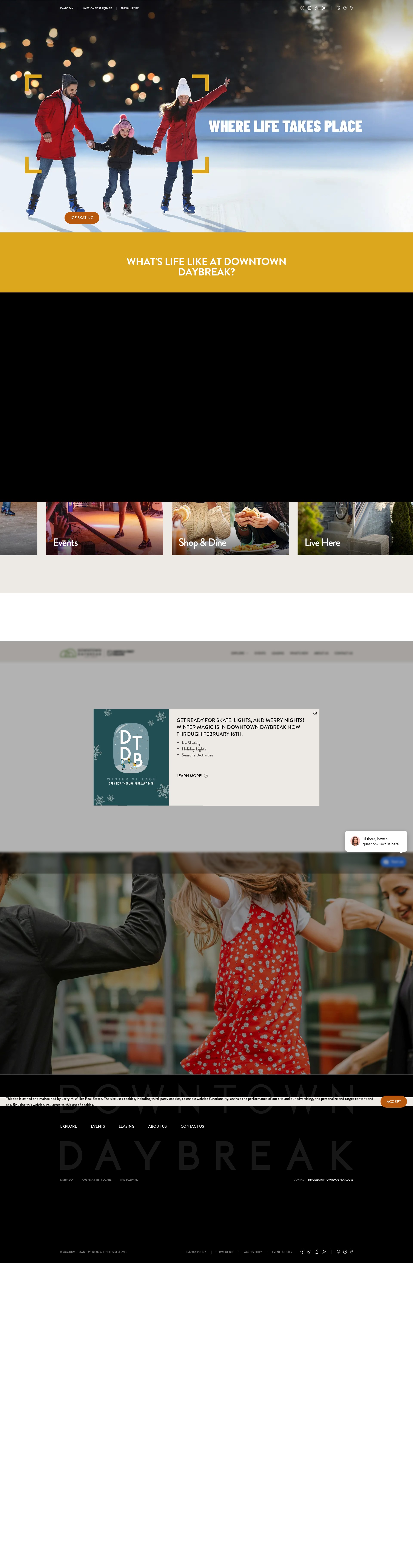 Screenshot of www.downtowndaybreak.com
