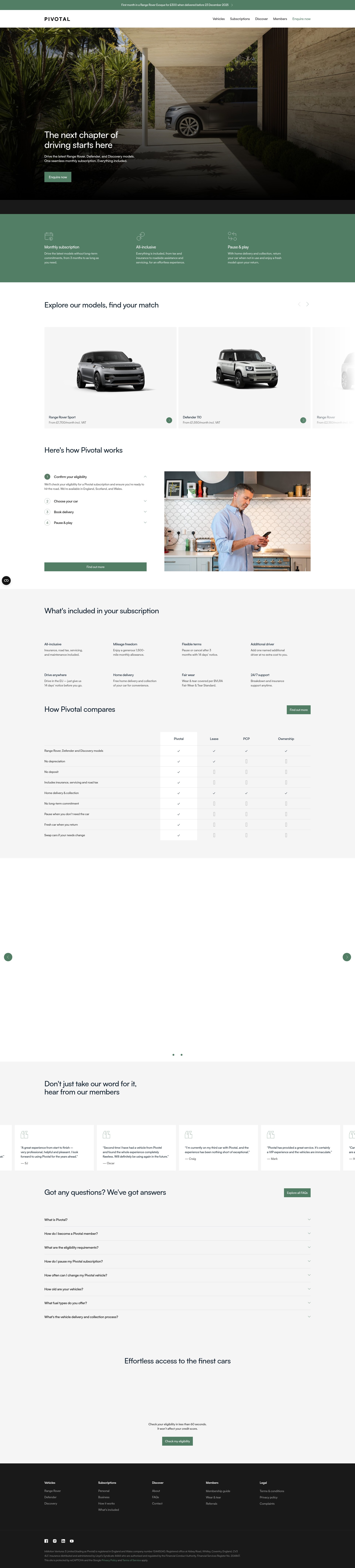 Screenshot of www.drivepivotal.com