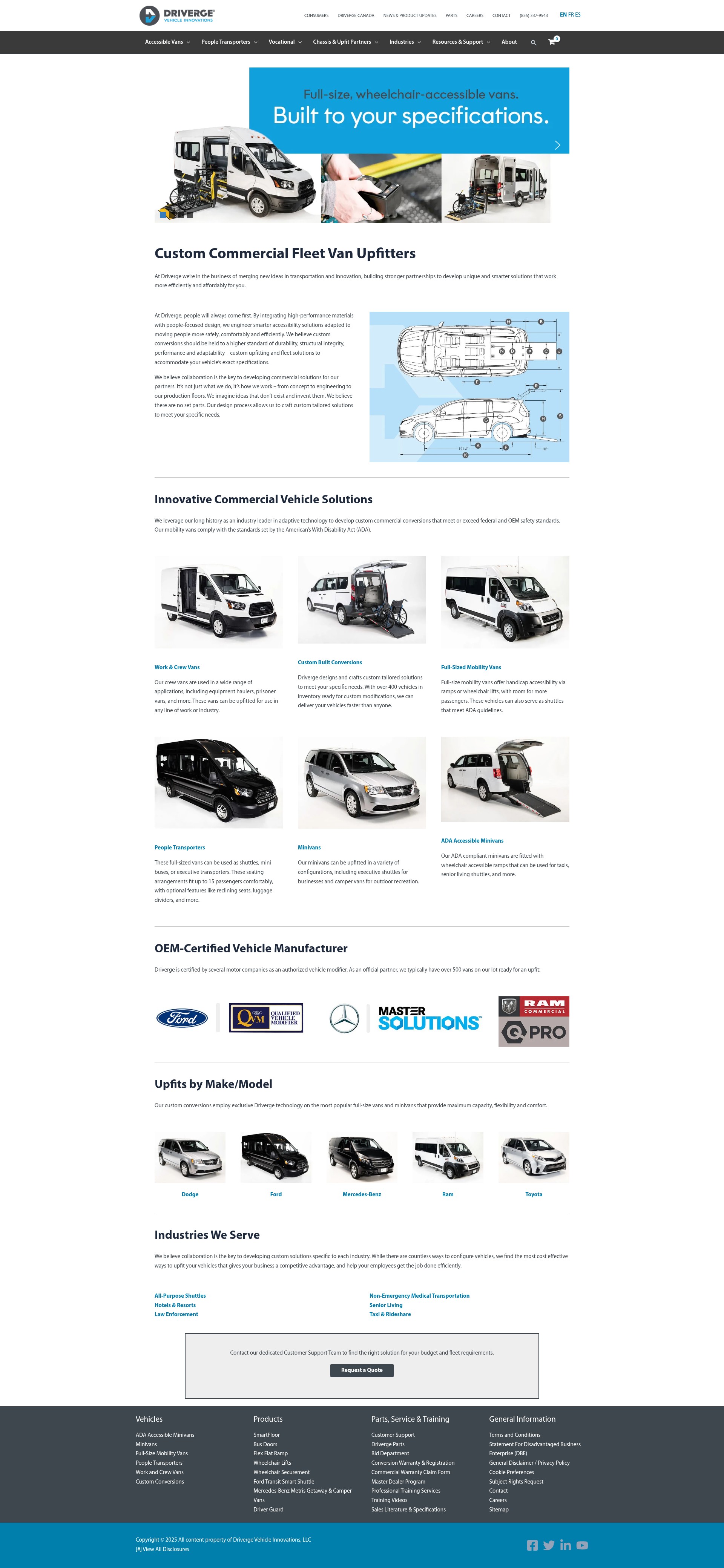 Screenshot of www.driverge.com