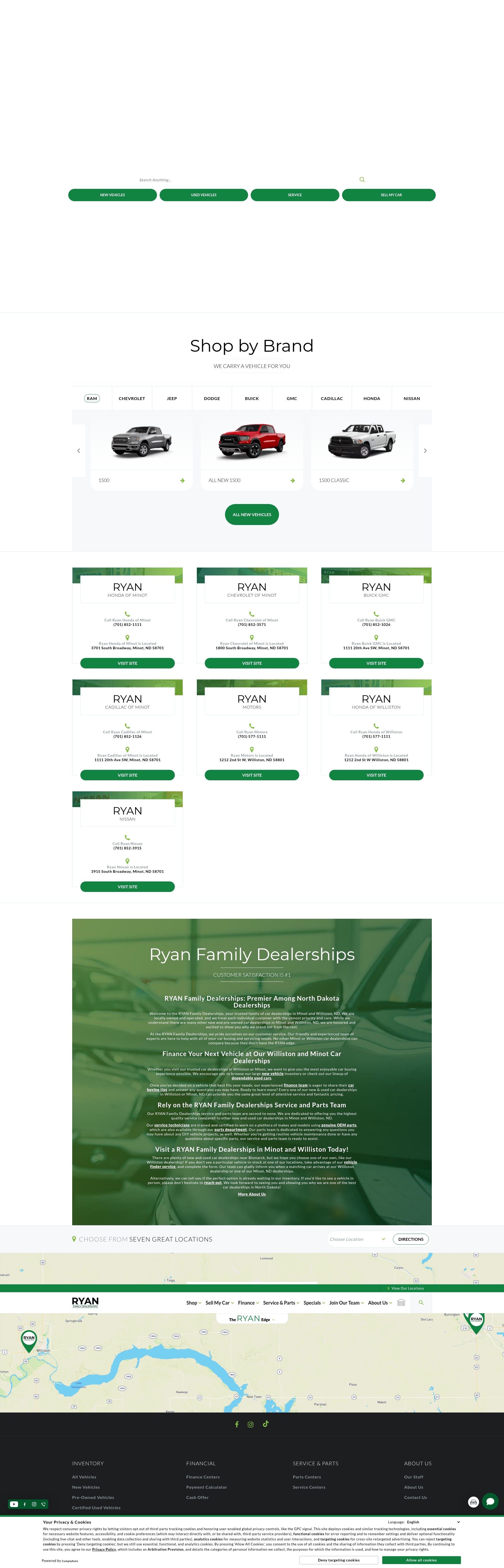 Screenshot of www.driveryan.com