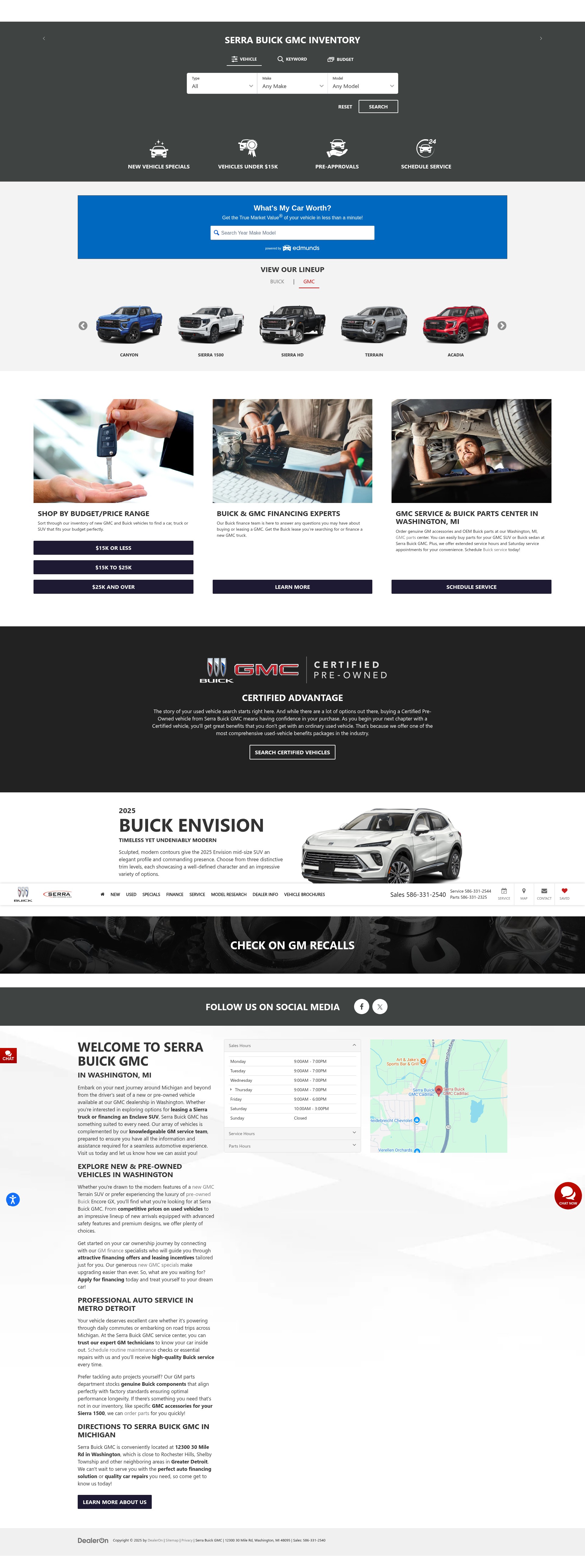 Screenshot of www.driveserra.com