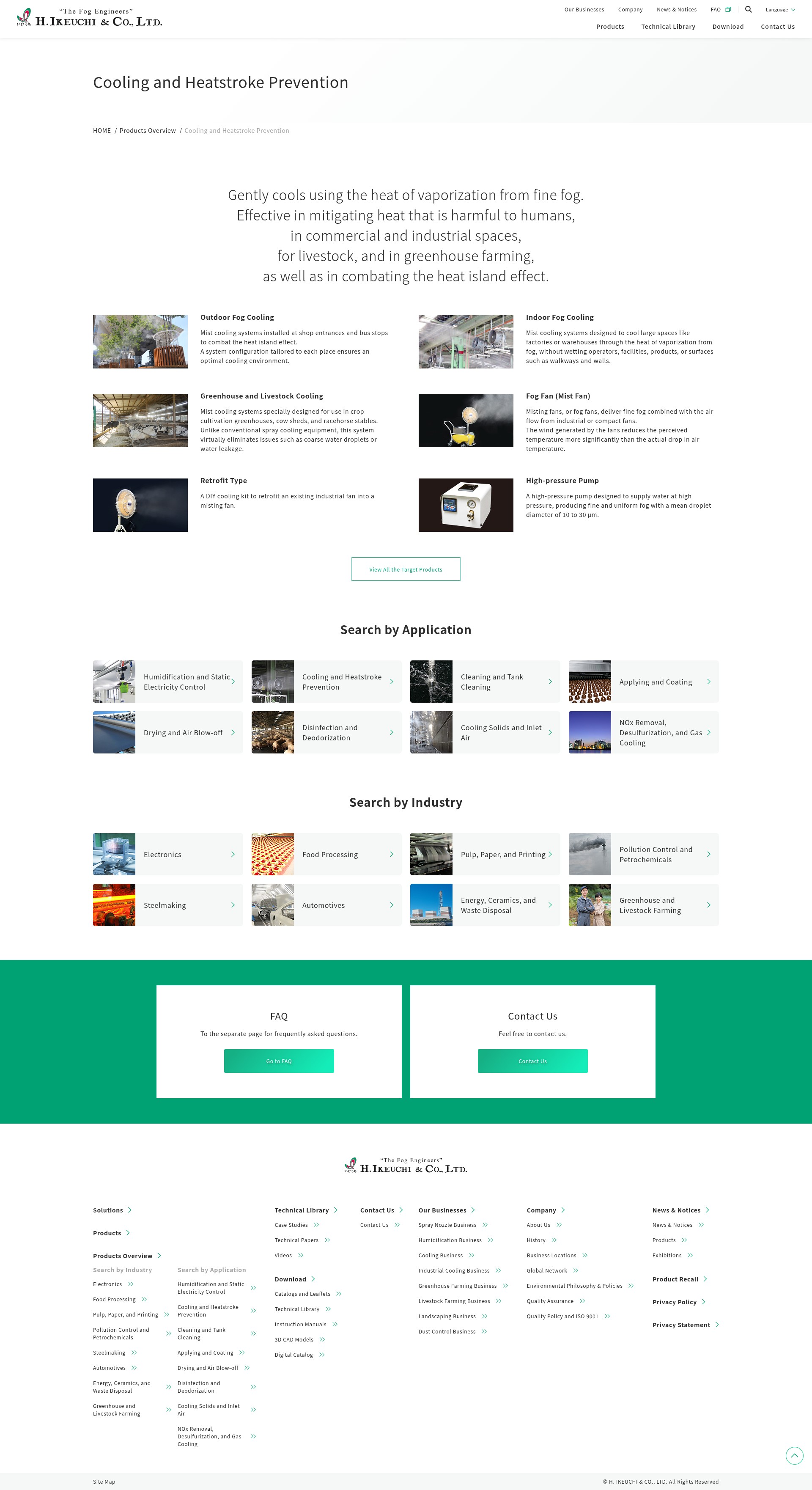 Screenshot of www.dry-fog.com