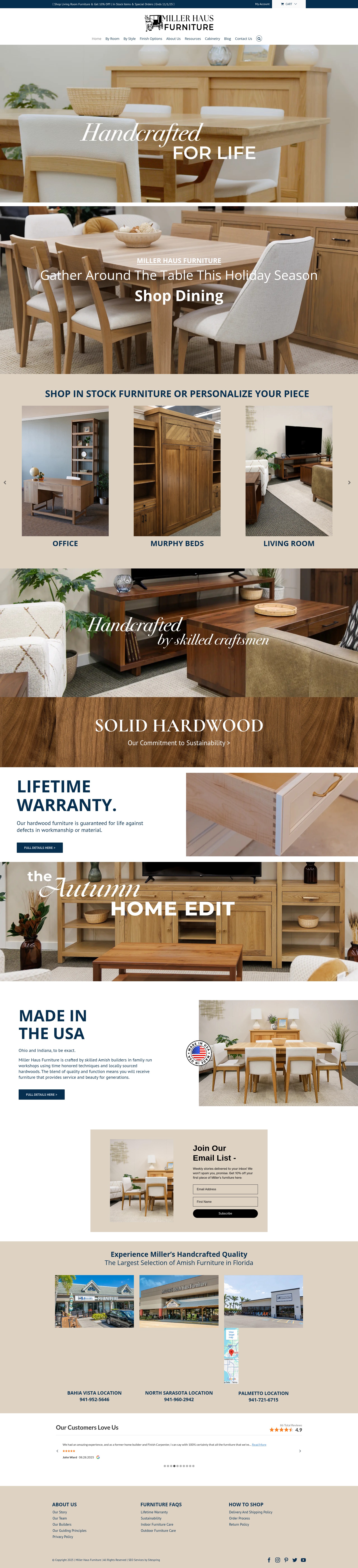 Screenshot of www.dutchhausfurniture.com