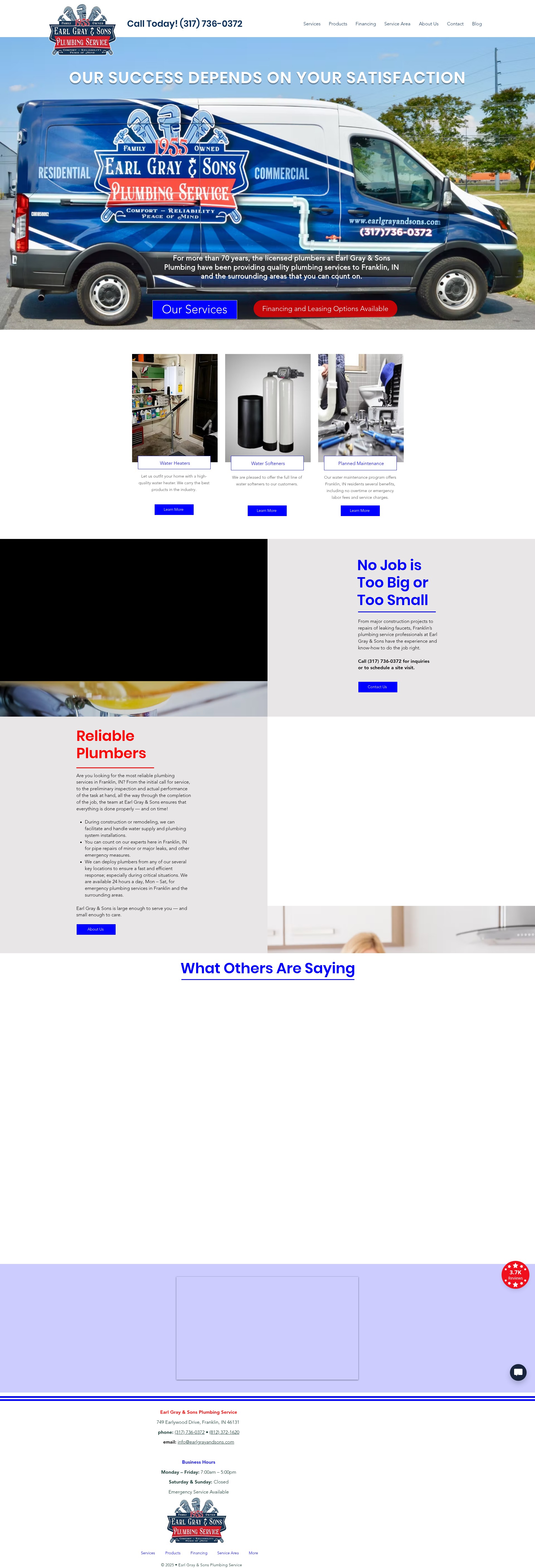 Screenshot of www.earlgrayandsons.com