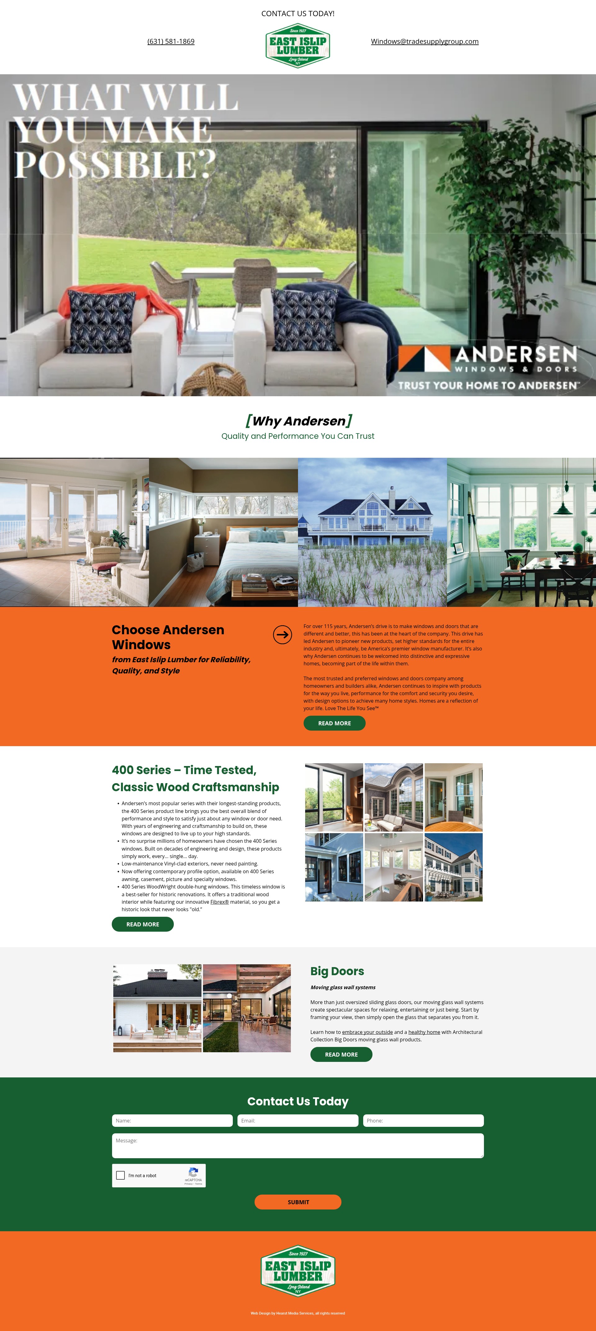 Screenshot of www.eastisliplumberandersen.com