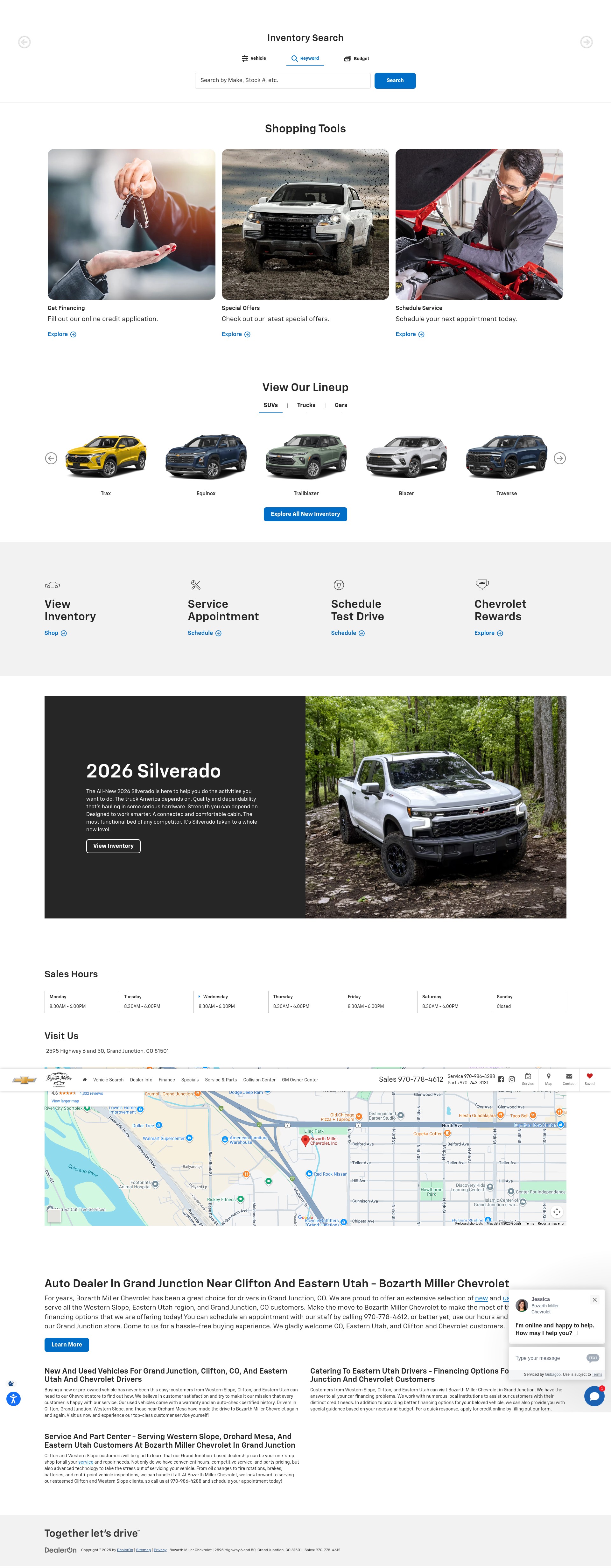 Screenshot of www.edbozarthgrandjunction.com