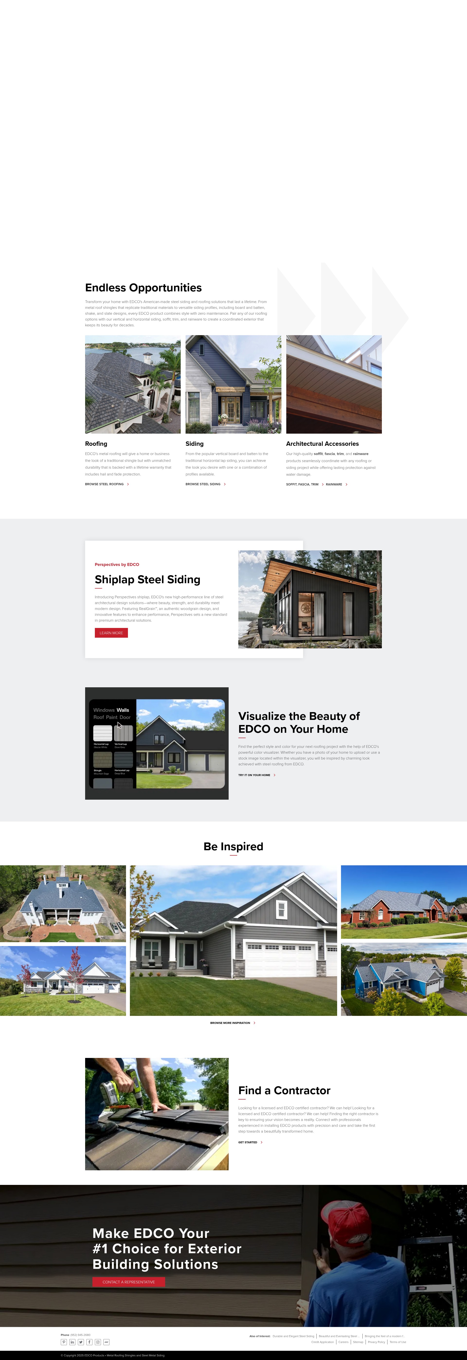 Screenshot of www.edcoproducts.com
