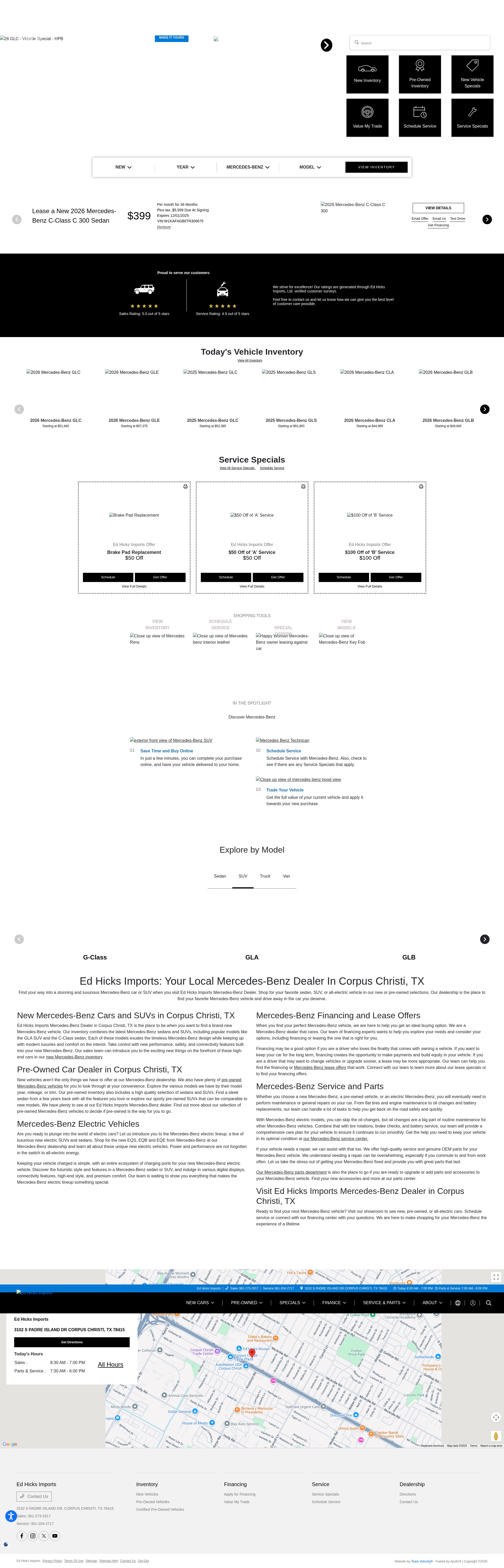 Screenshot of www.edhicksimports.com
