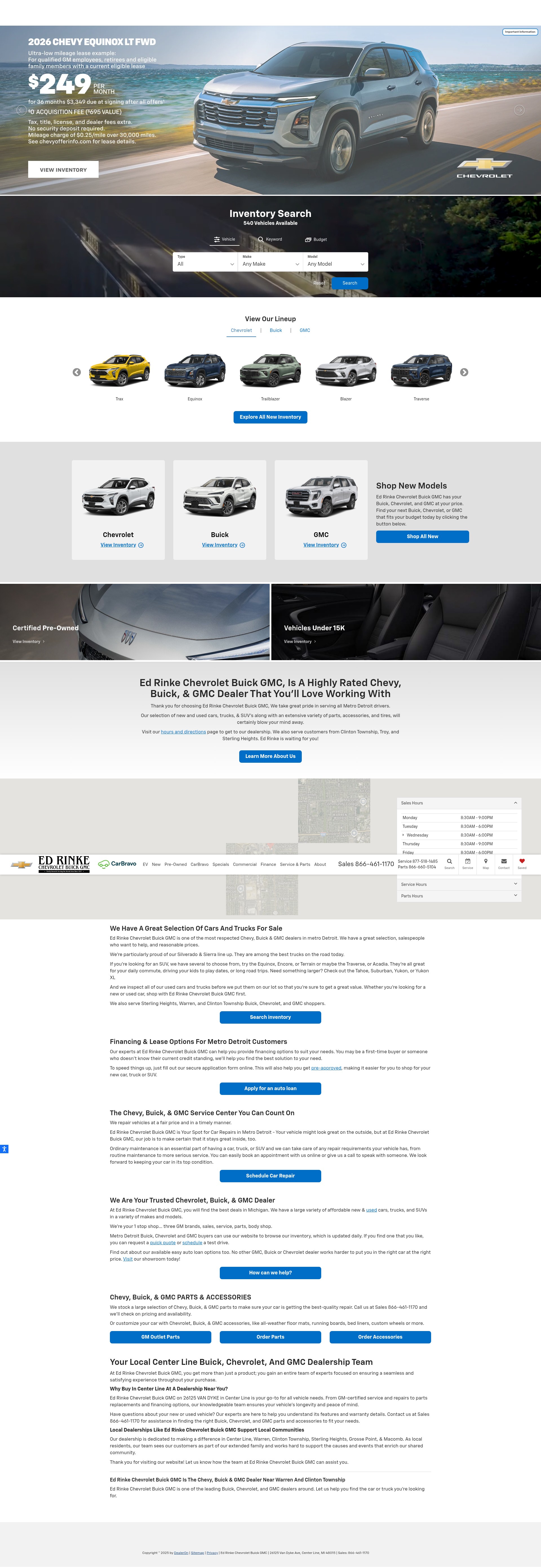 Screenshot of www.edrinke.com