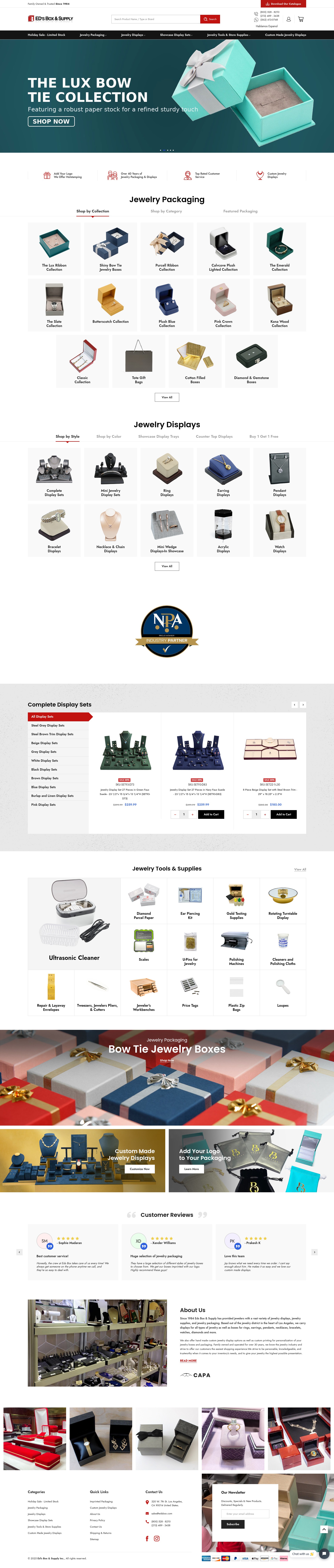 Screenshot of www.edsbox.com