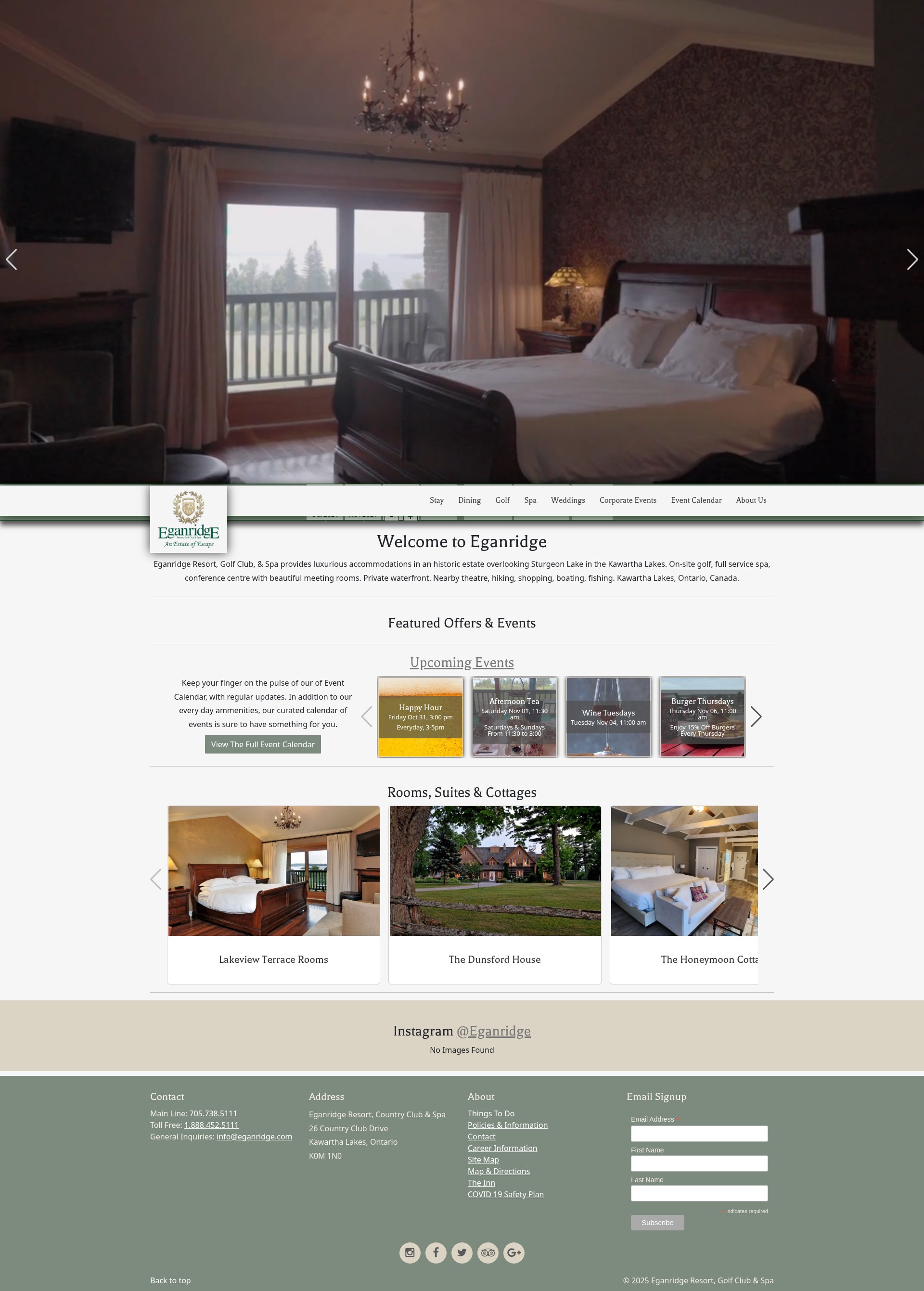 Screenshot of www.eganridge.com