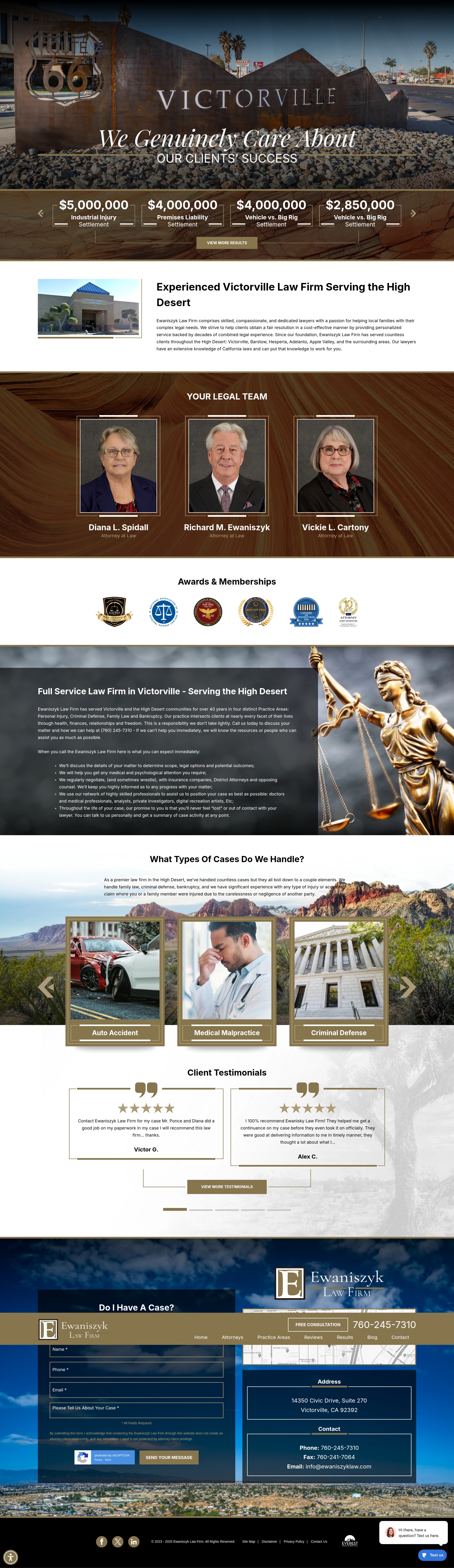 Screenshot of www.elawfirm.net