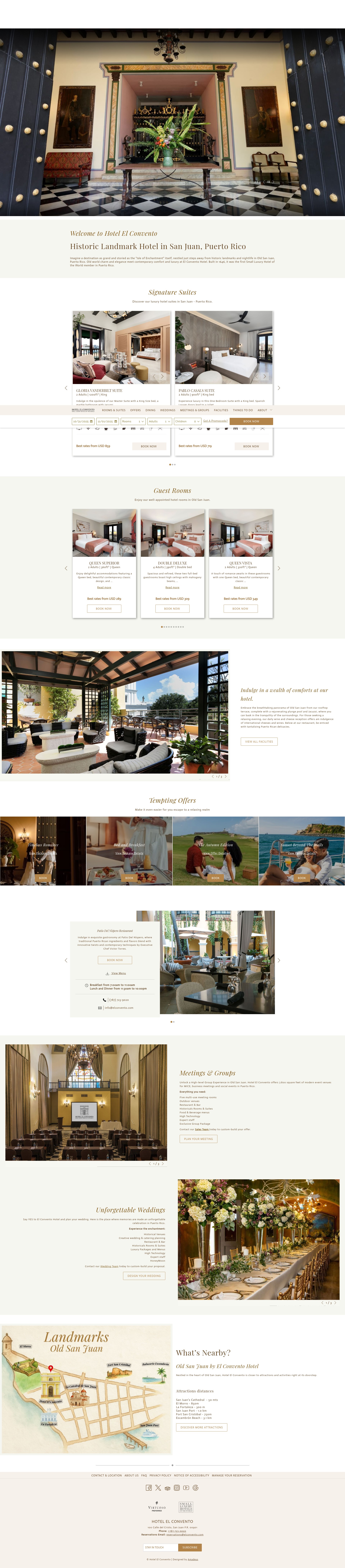 Screenshot of www.elconvento.com