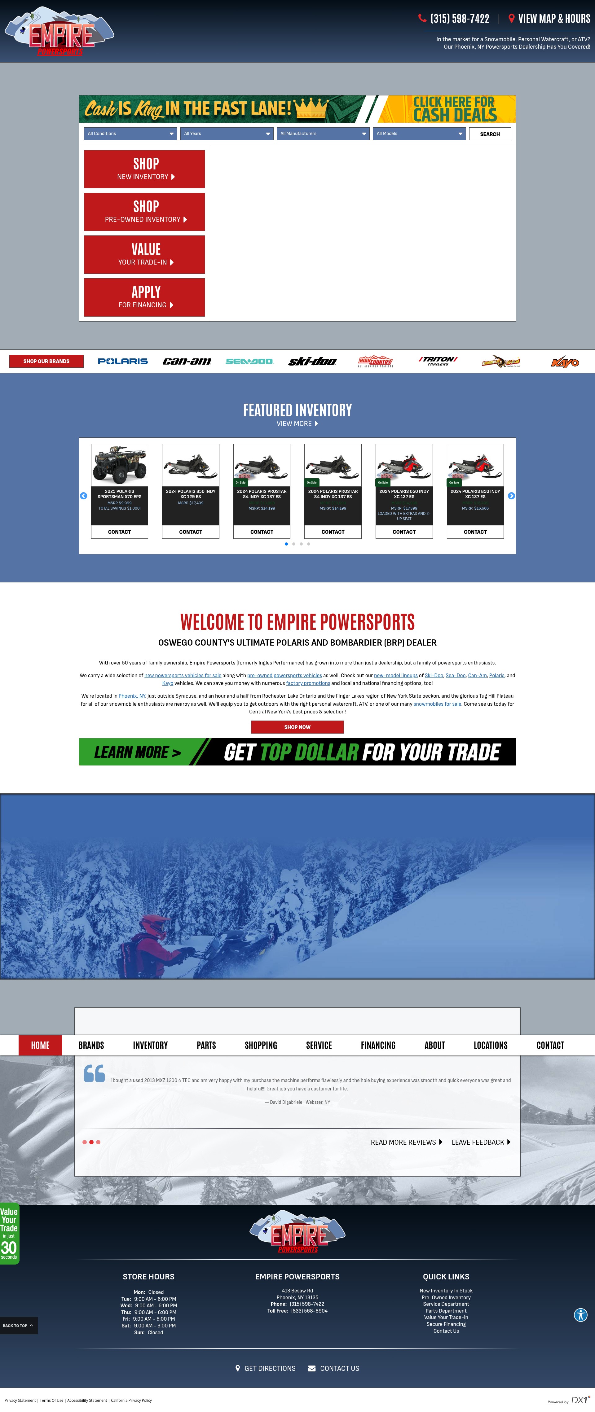 Screenshot of www.empirepsny.com