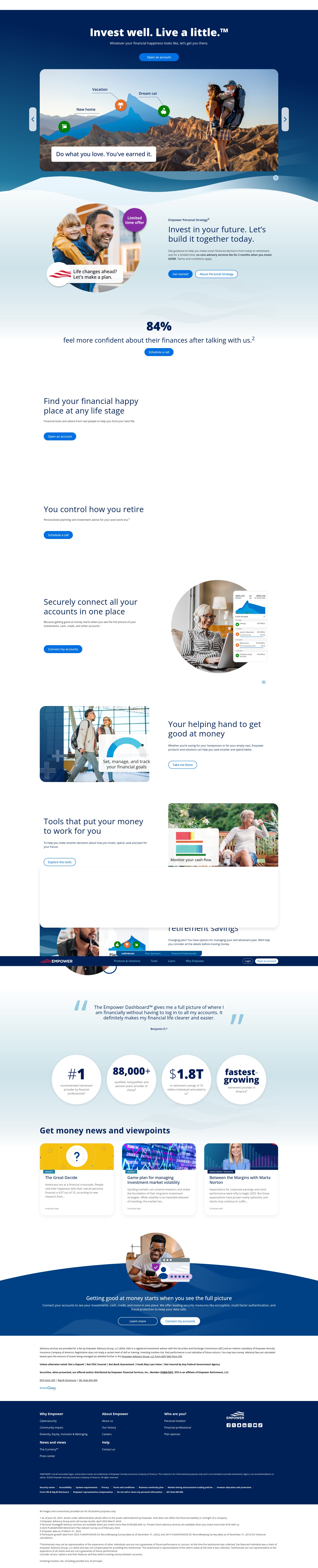 Screenshot of www.empower.com