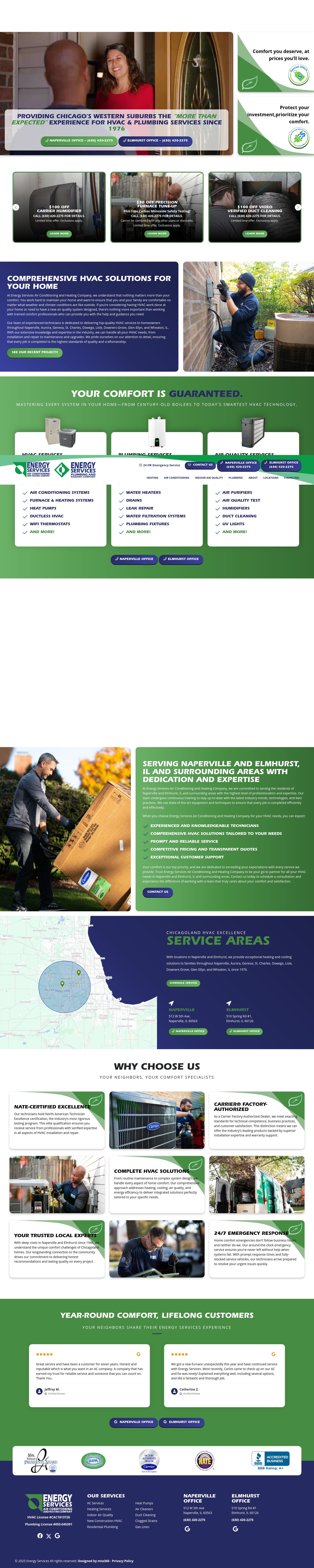 Screenshot of www.energyserv.com