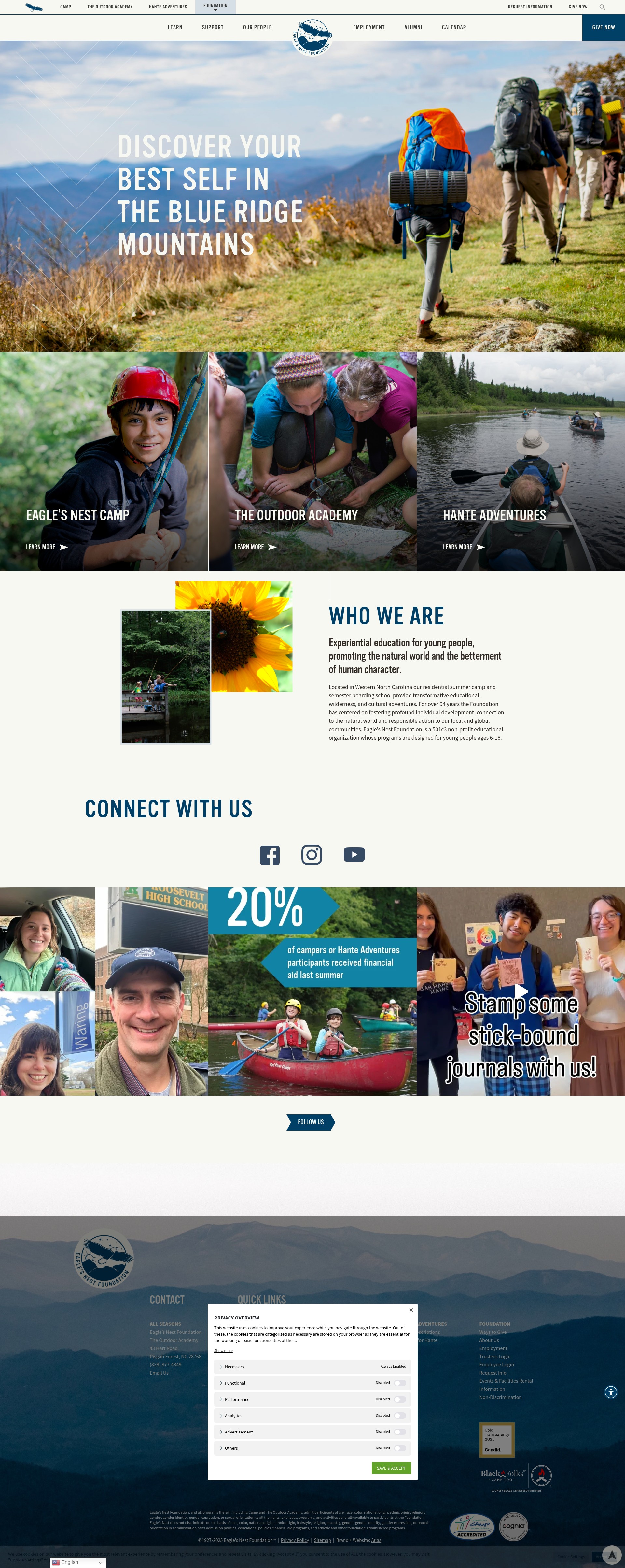 Screenshot of www.enf.org