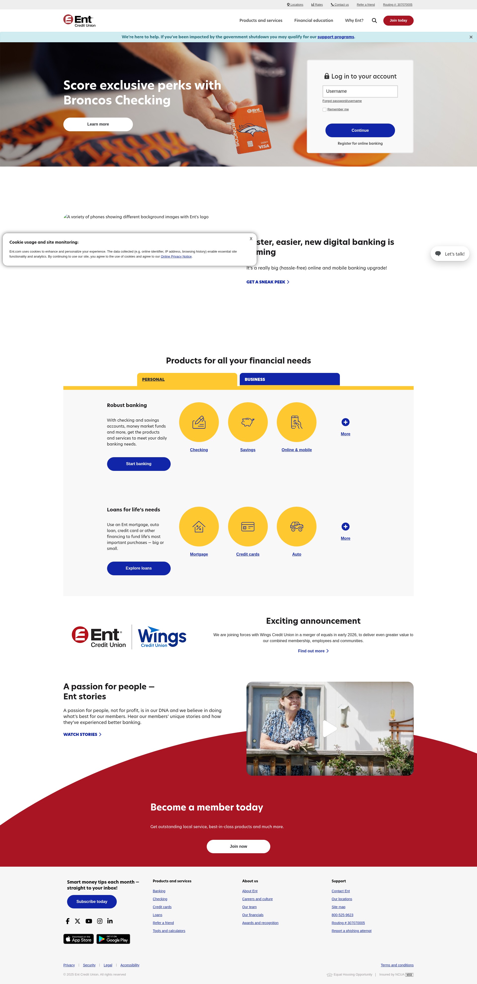 Screenshot of www.ent.com