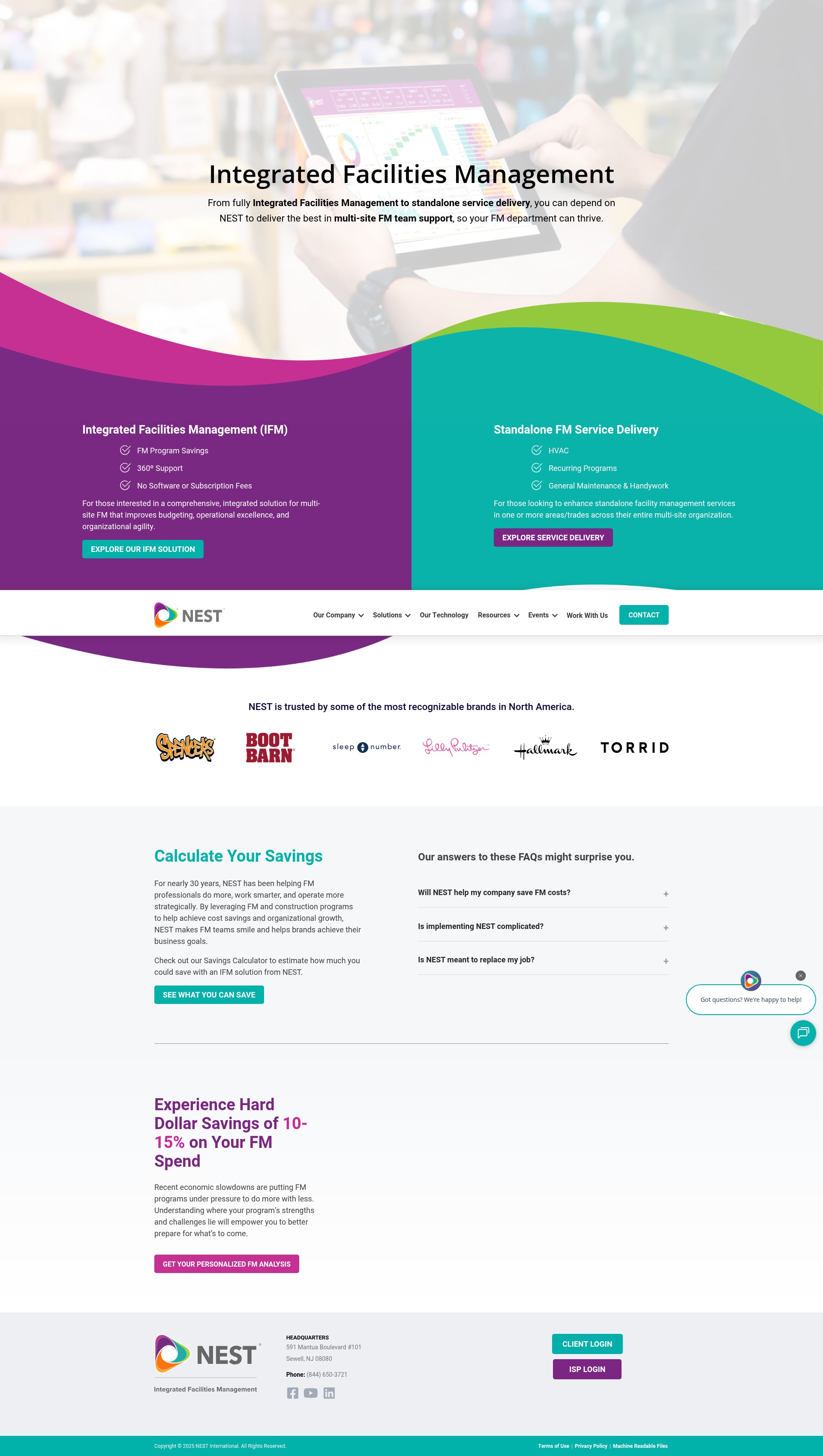Screenshot of www.enternest.com