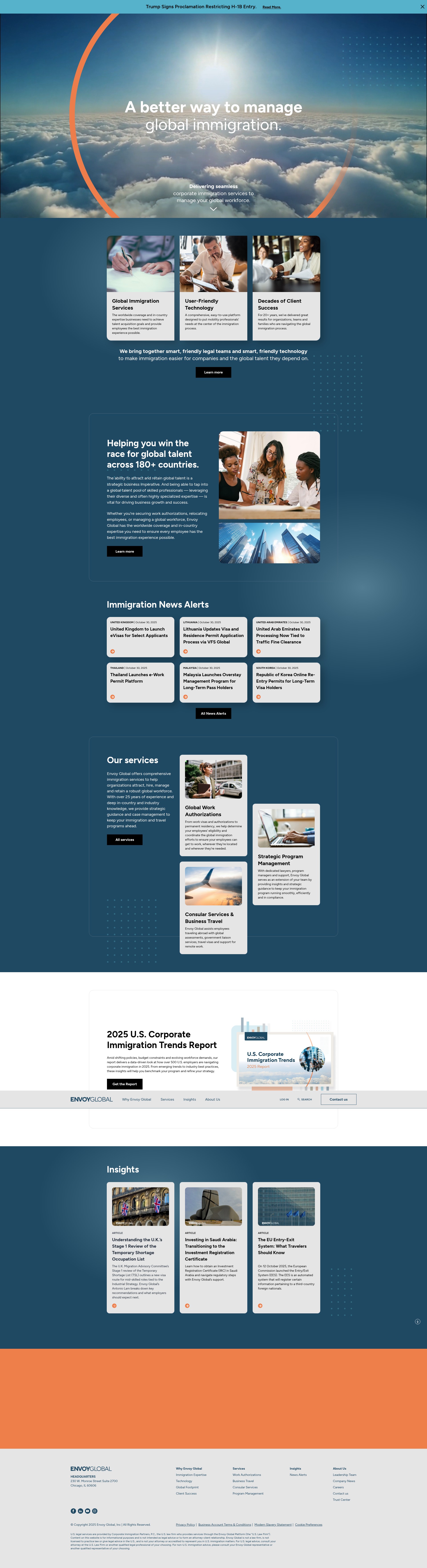 Screenshot of www.envoyglobal.com