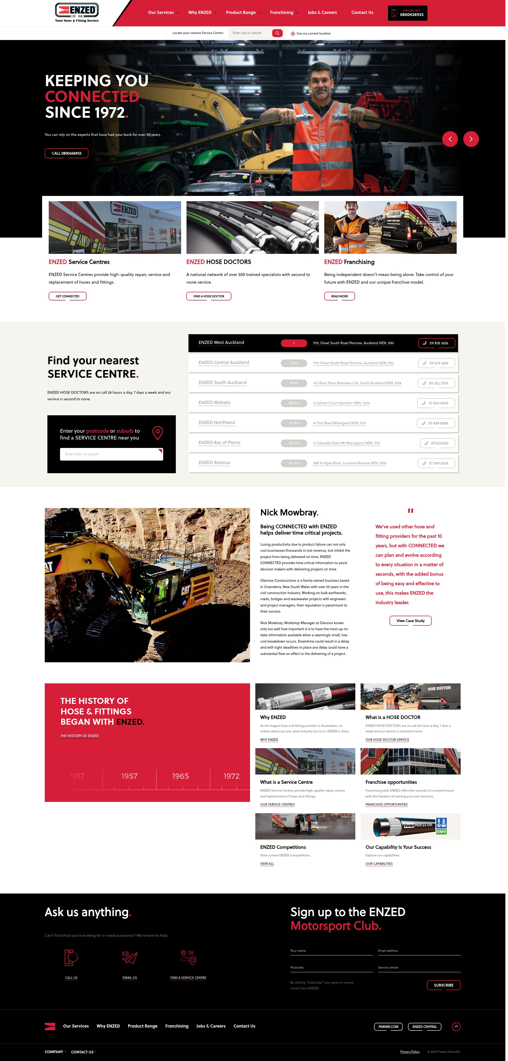 Screenshot of www.enzed.co.nz