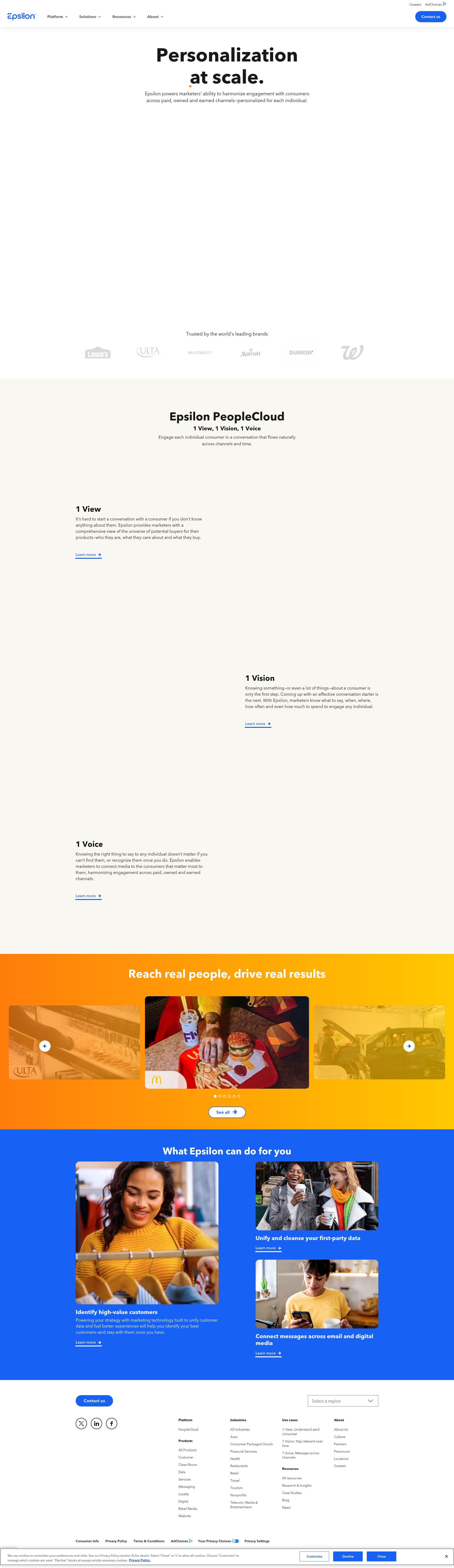 Screenshot of www.epsilon.com