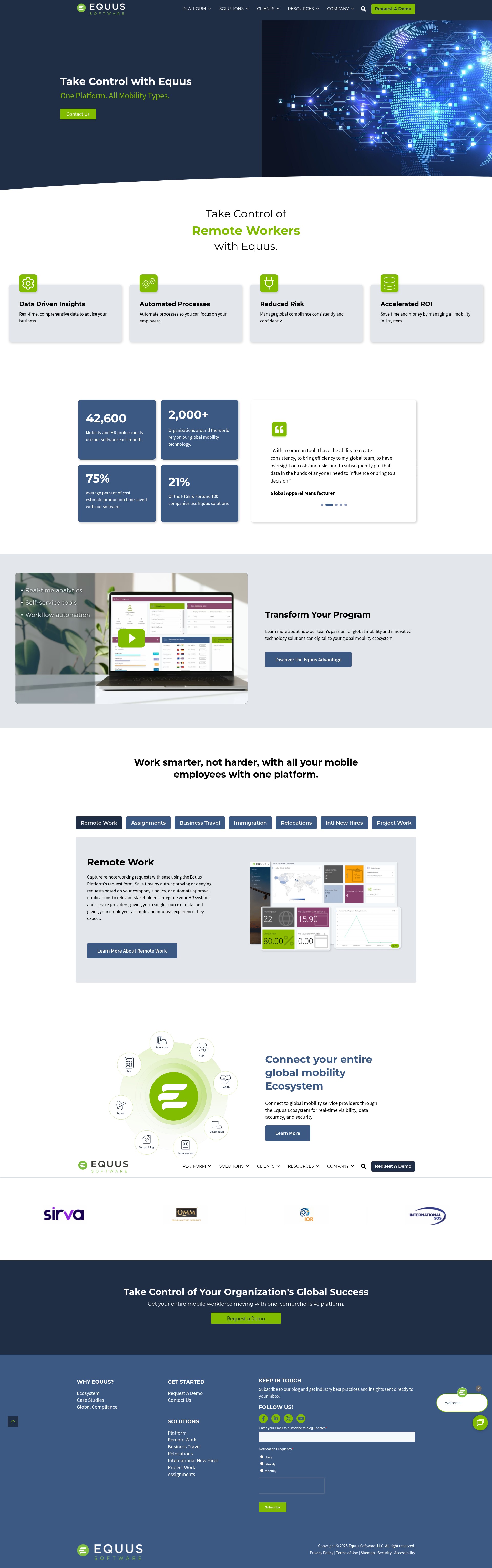 Screenshot of www.equusoft.com