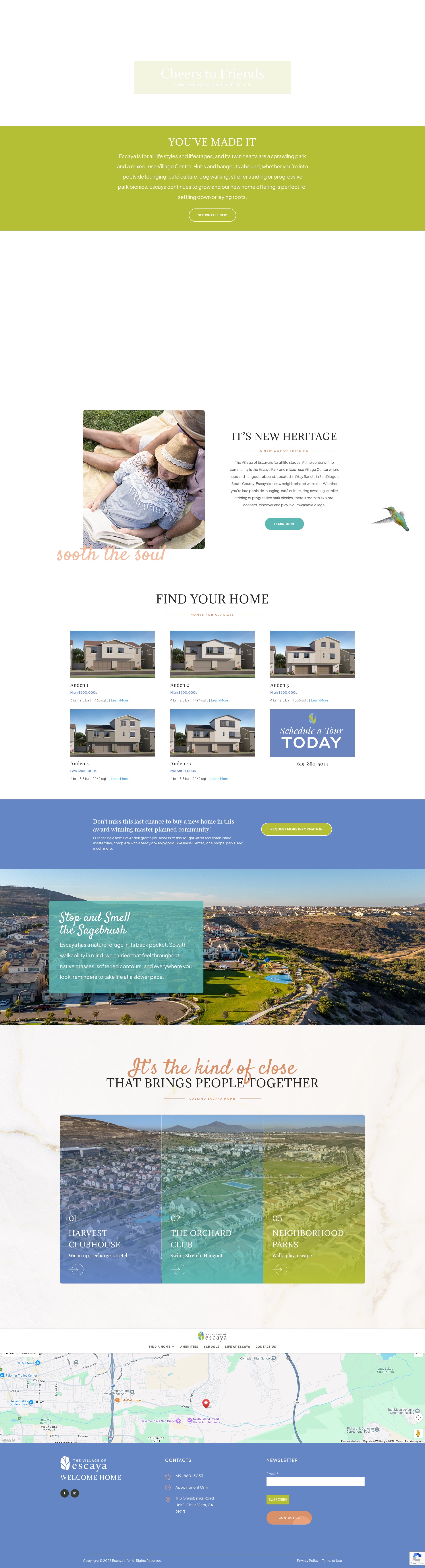 Screenshot of www.escayalife.com