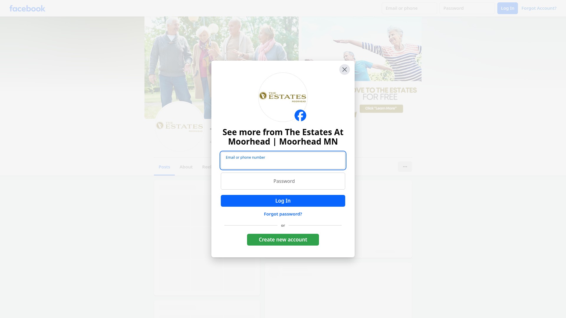 Screenshot of www.estates-living.com