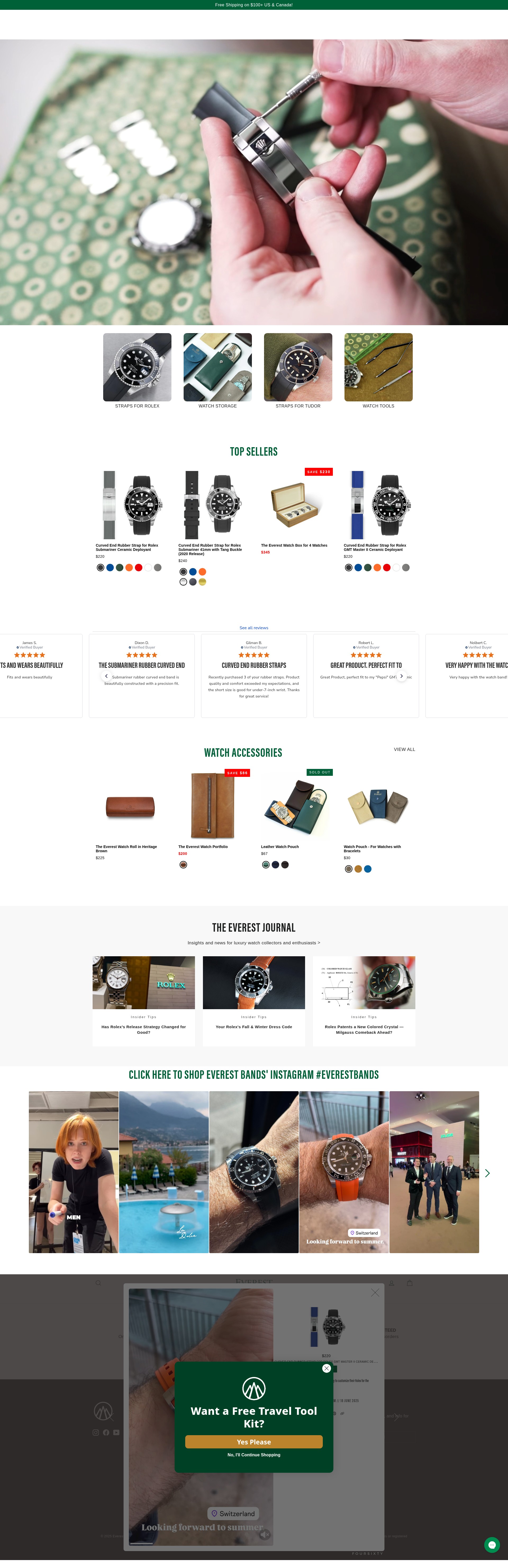 Screenshot of www.everestbands.com