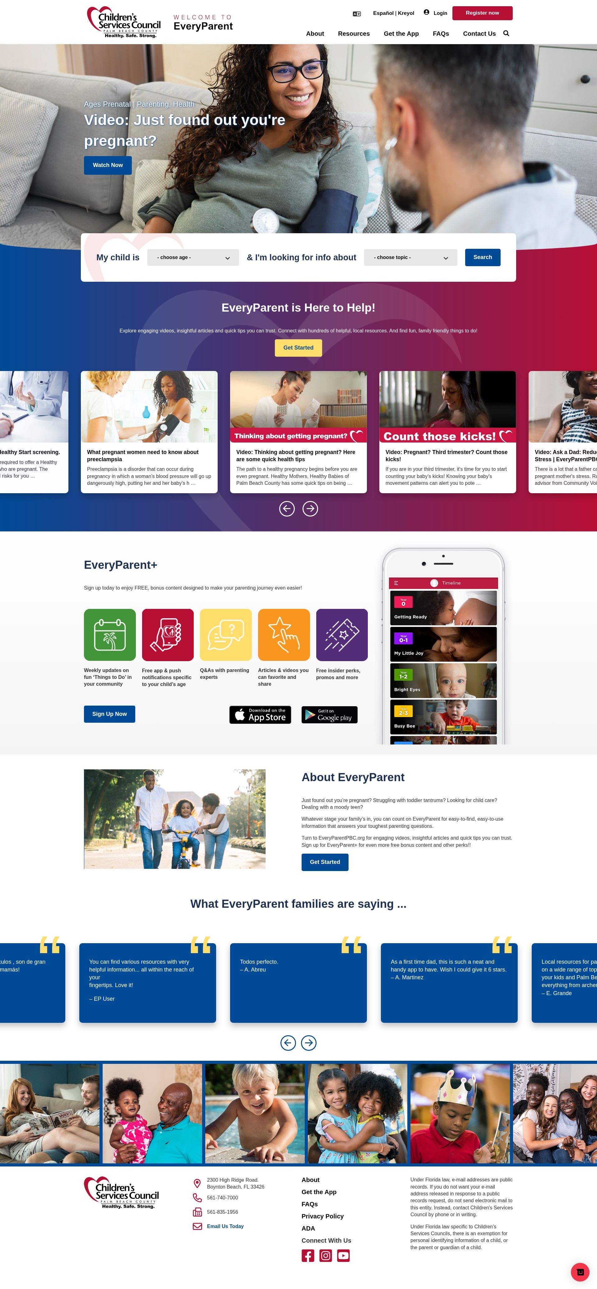 Screenshot of www.everyparentpbc.org