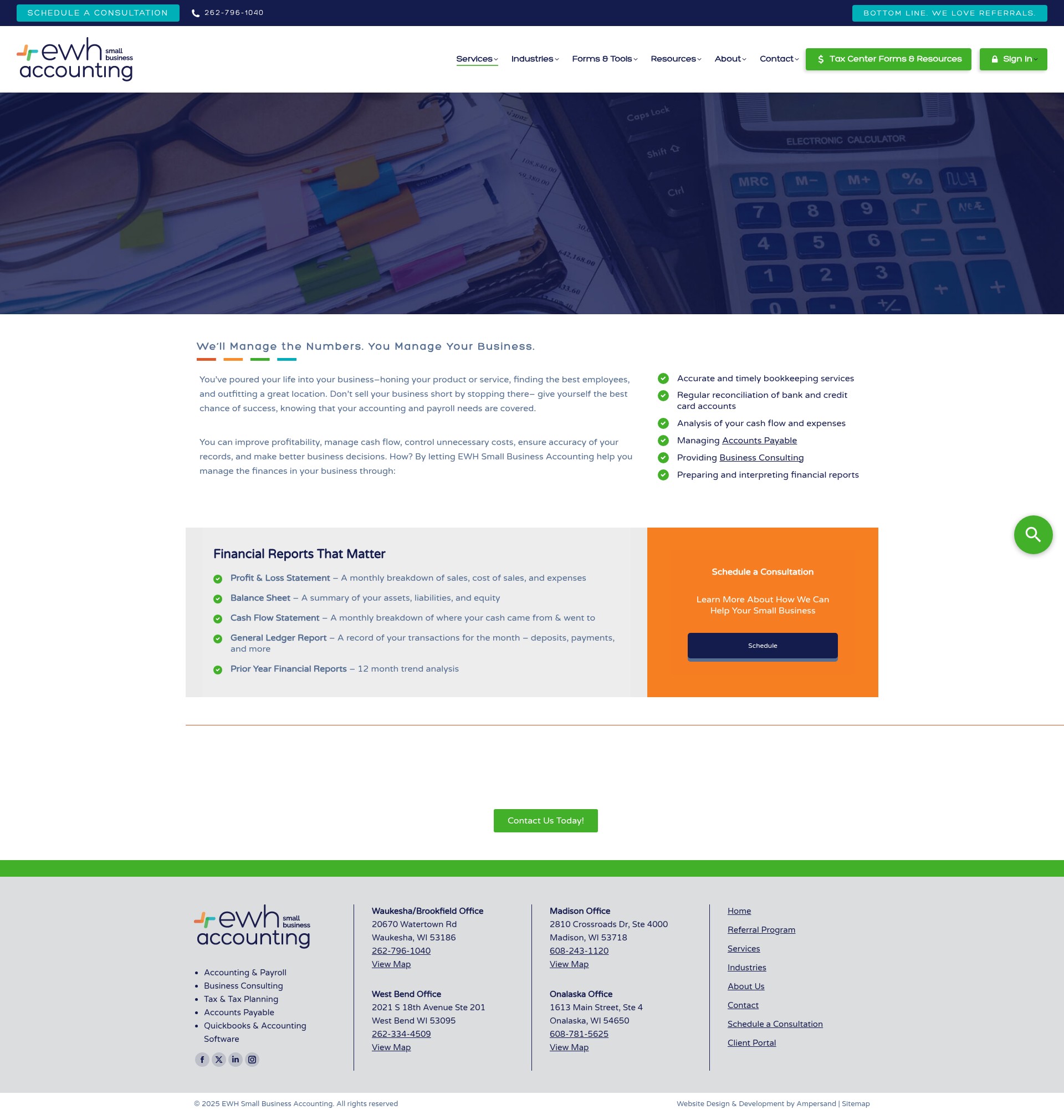 Screenshot of www.ewhsba.com